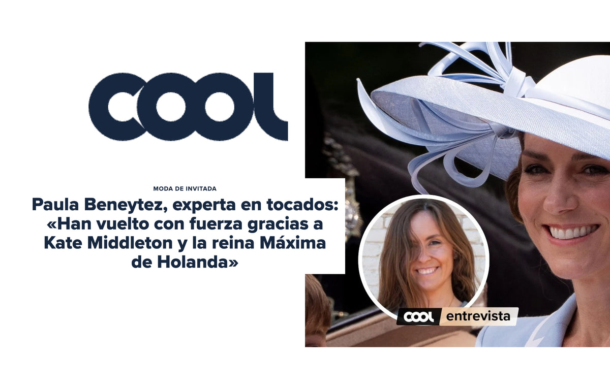 Paula Beneytez, experta en tocados: «Han vuelto con fuerza gracias a Kate Middleton y la reina Máxima de Holanda»