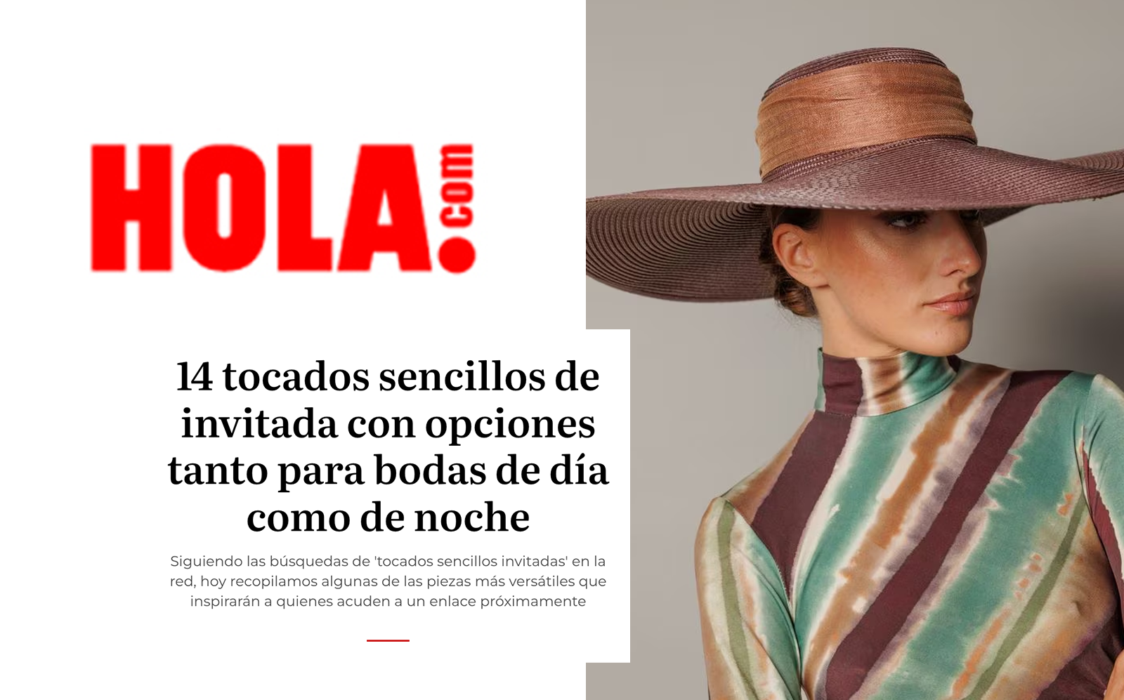 14 tocados sencillos de invitada con opciones tanto para bodas de día como de noche