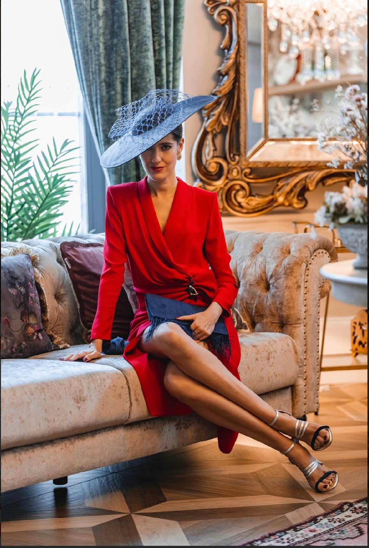 Pamela Inés azul marino