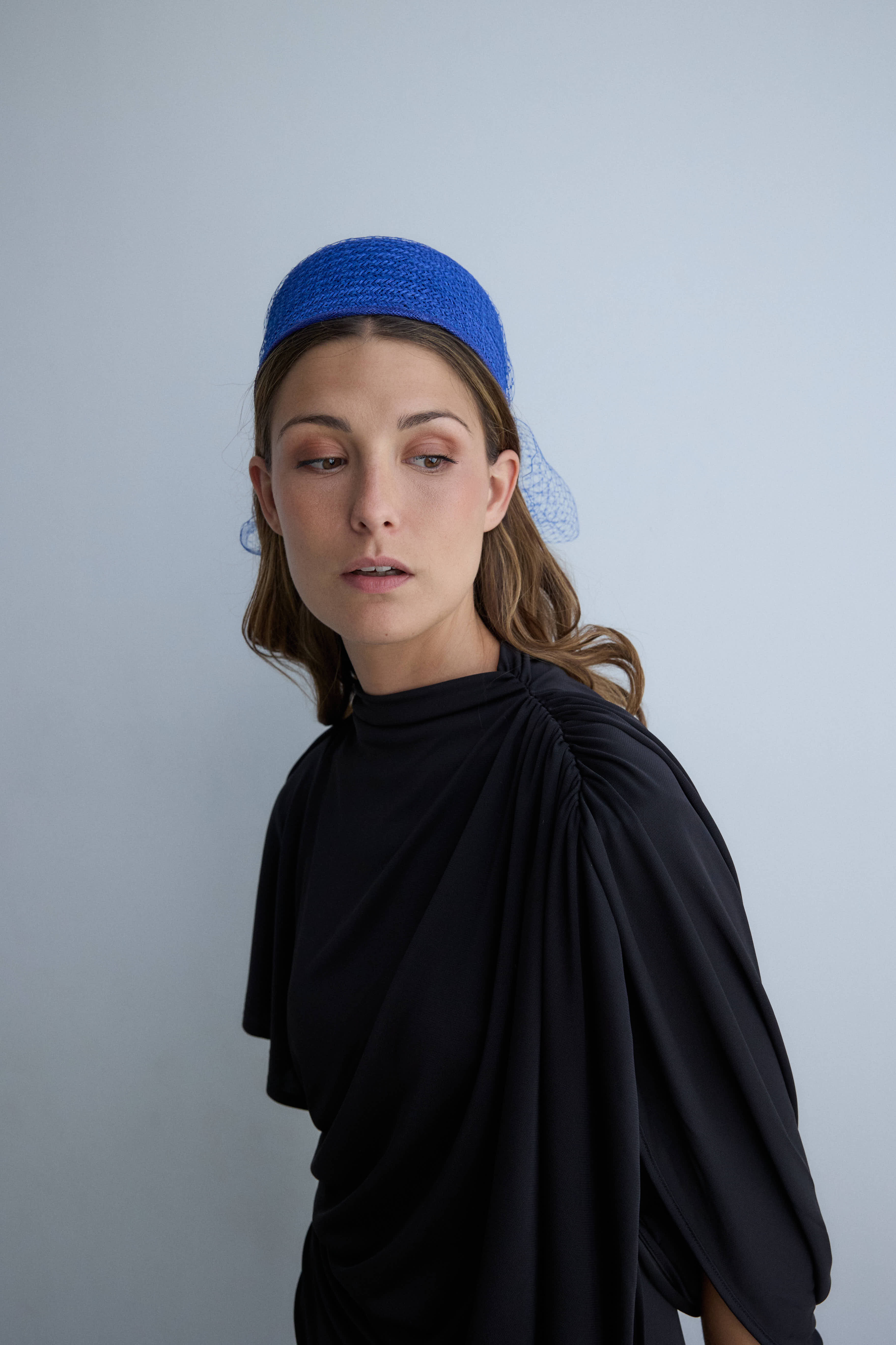 Casquete Amelia azul Klein