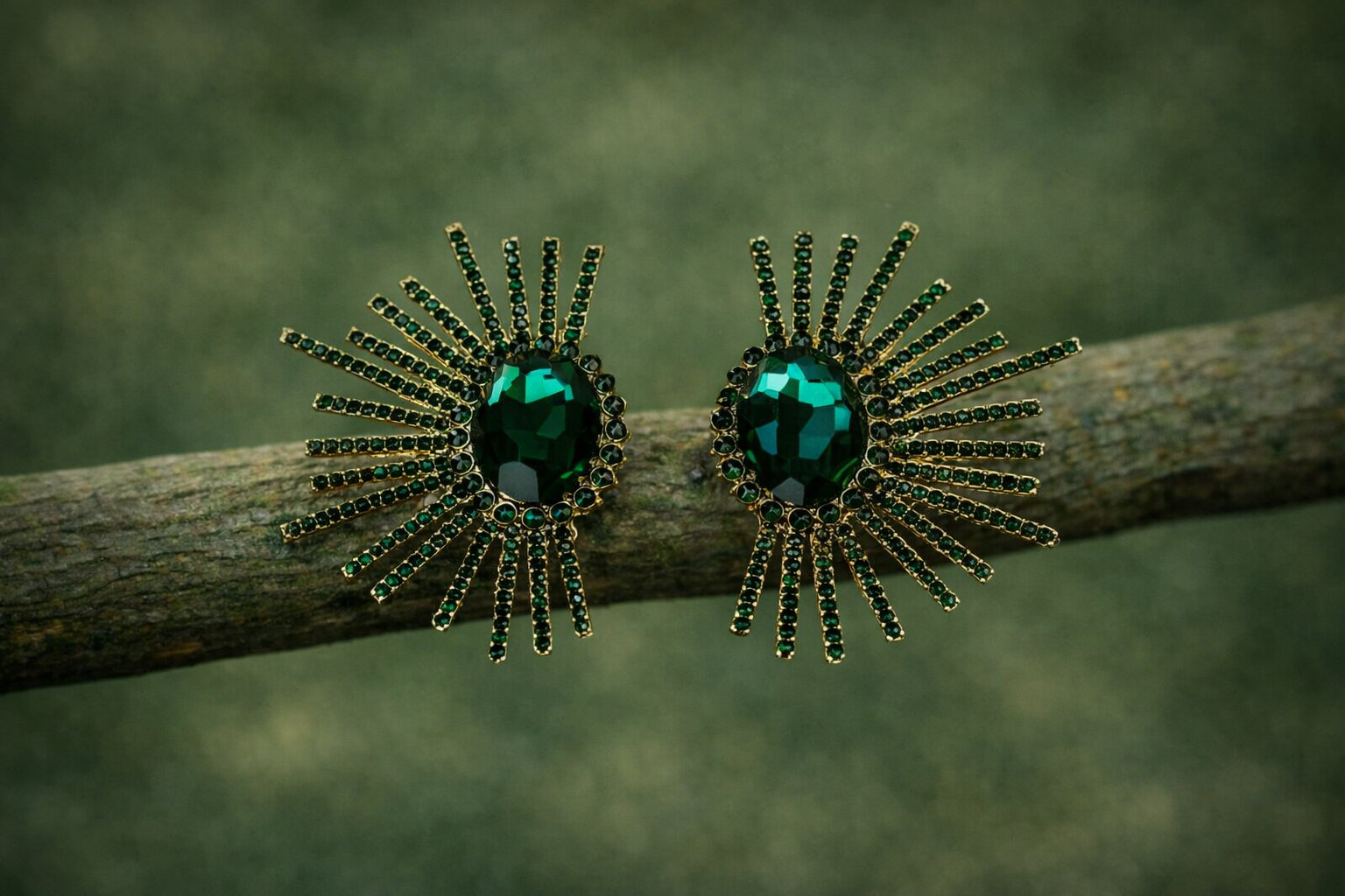 Pendientes Betelgeuse verdes