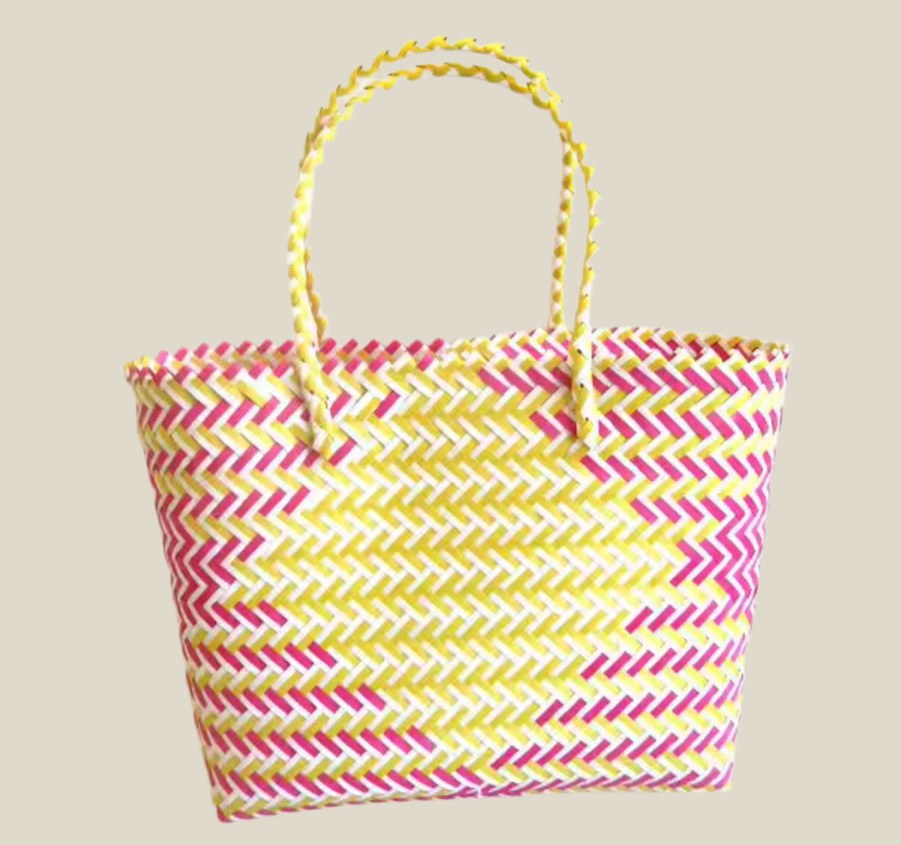 Bolso Bossa rosa y amarillo