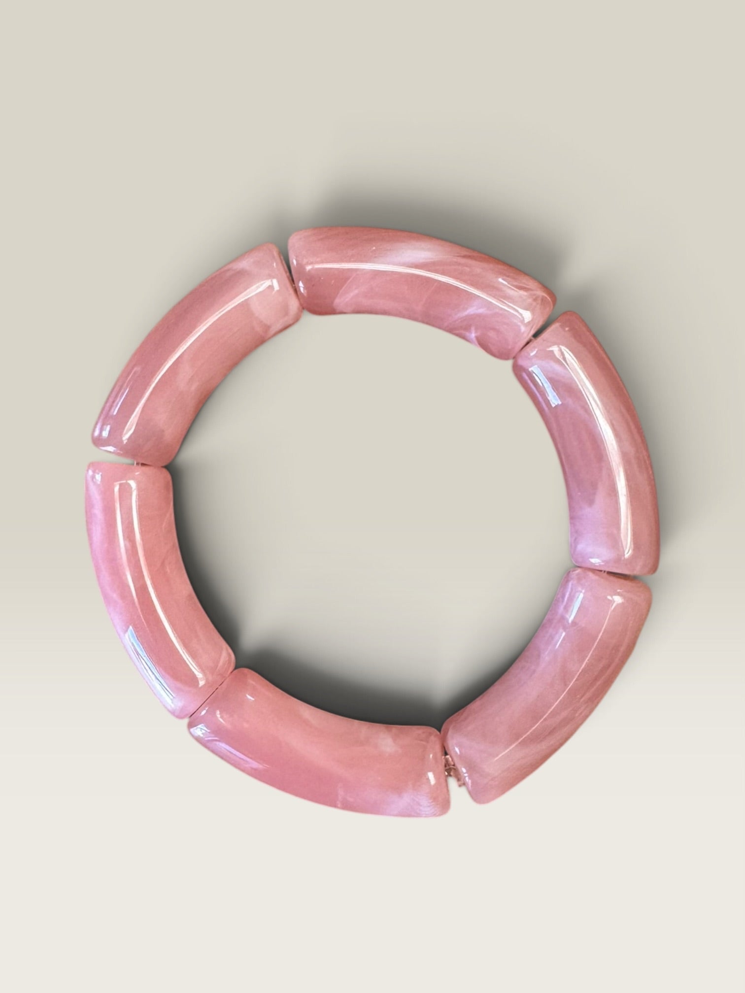 Pulsera Puzzle rosa