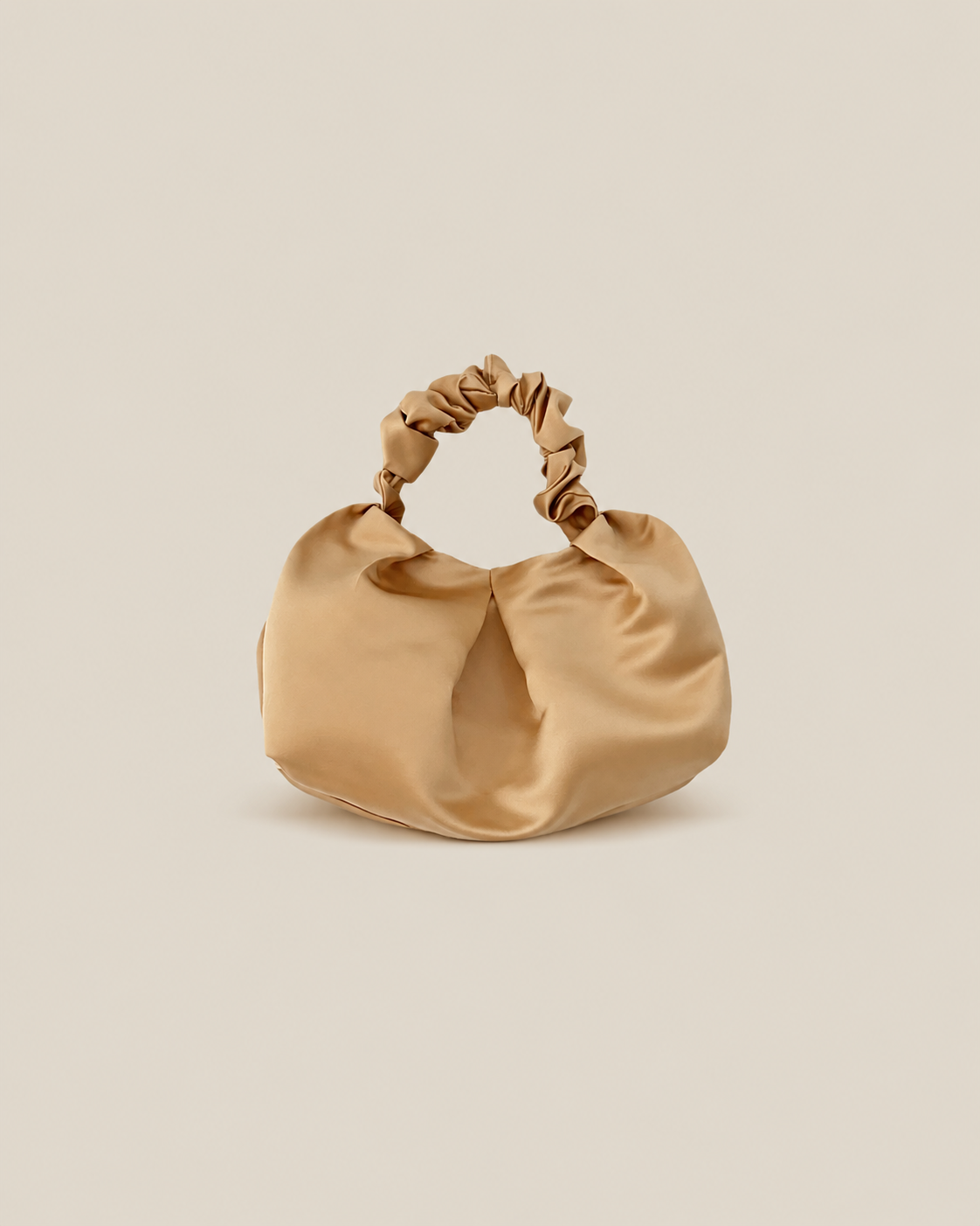 Bolso Plié dorado