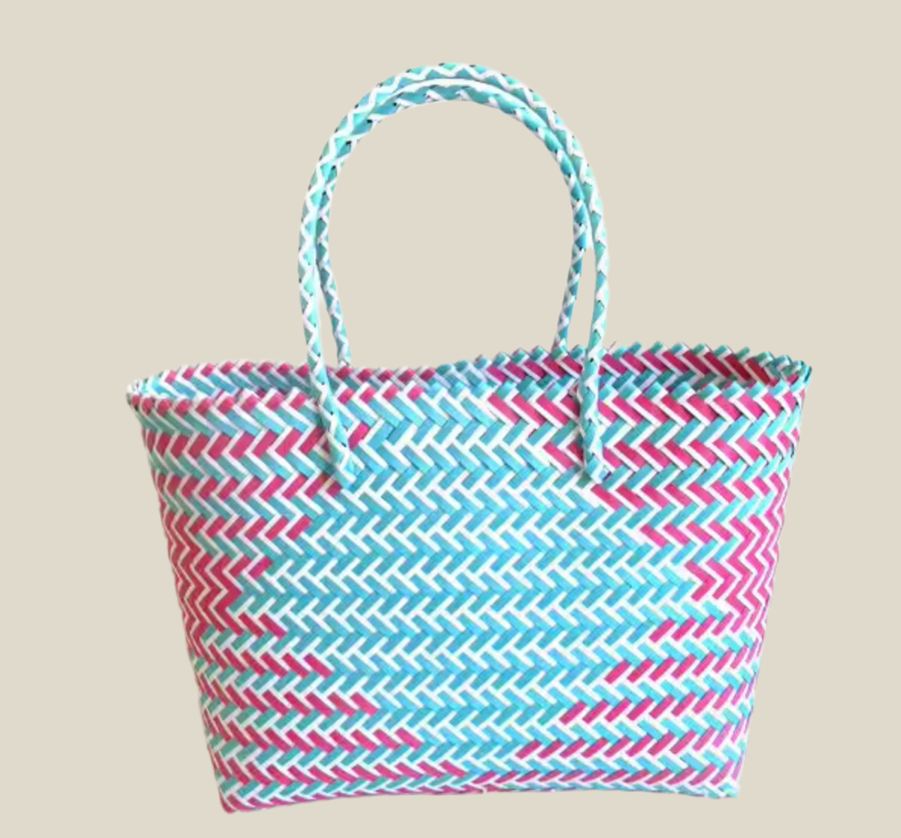Bossa bag in blue and pink