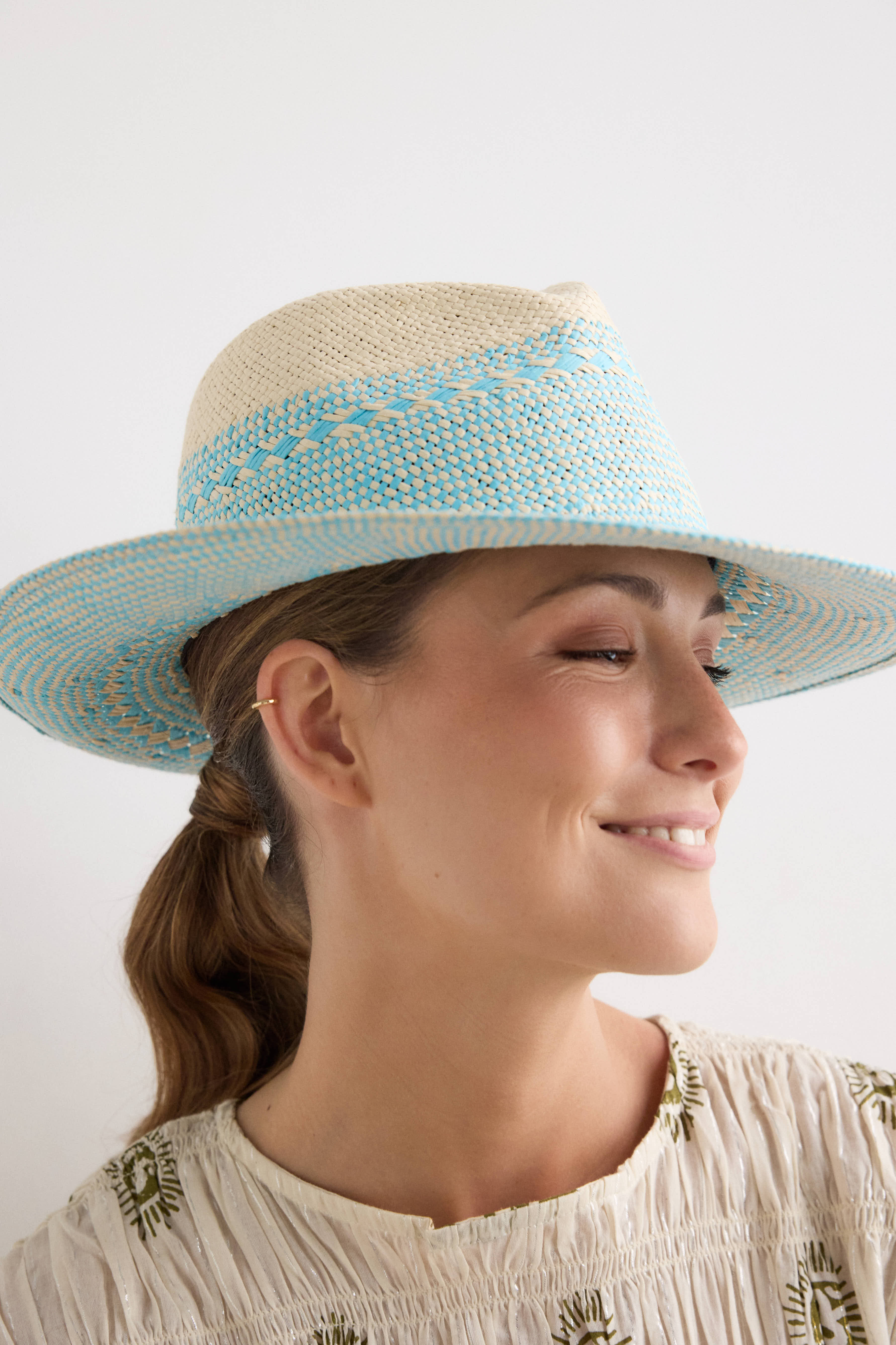 Atlantic blue hat