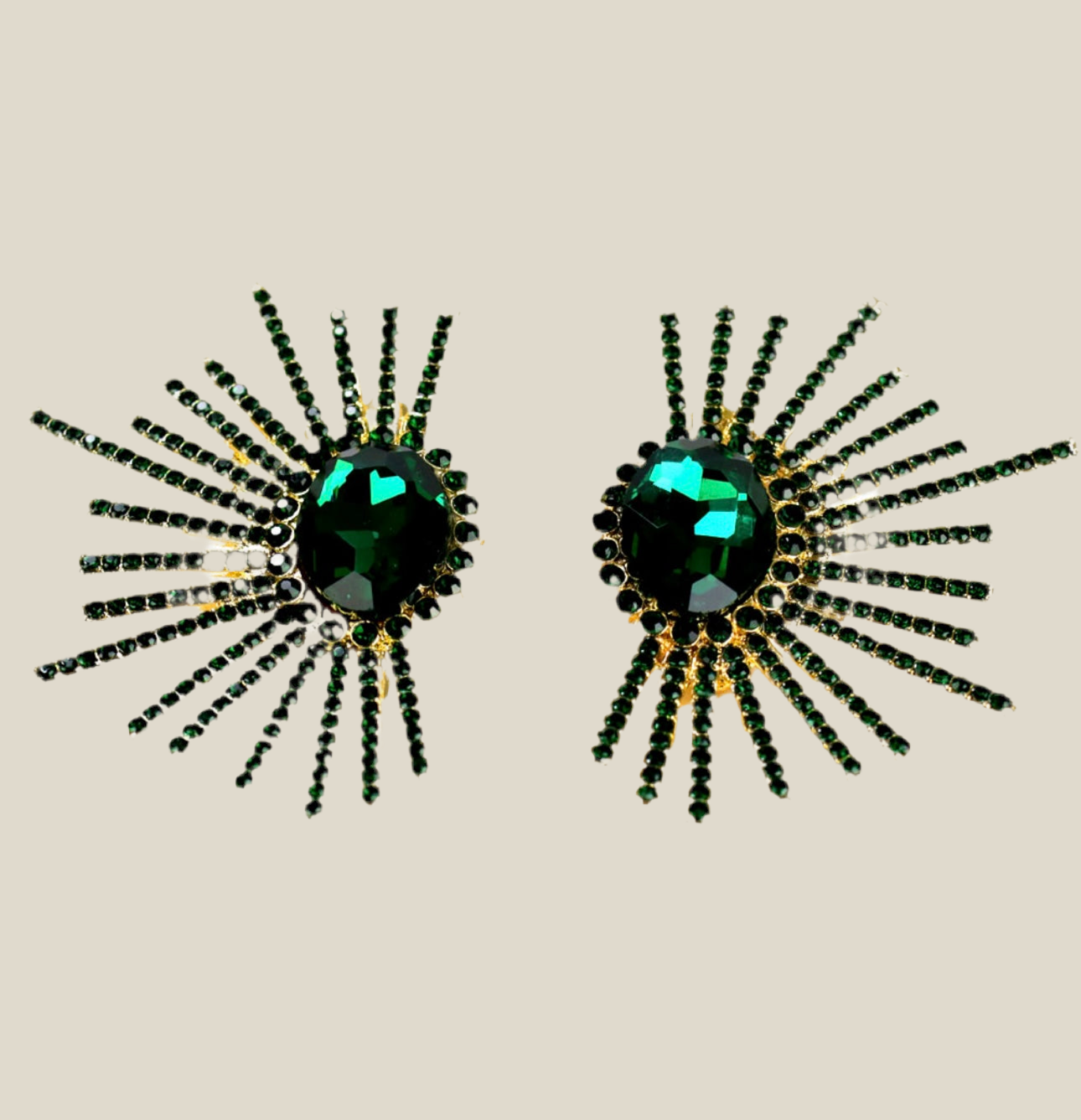 Pendientes Betelgeuse verdes