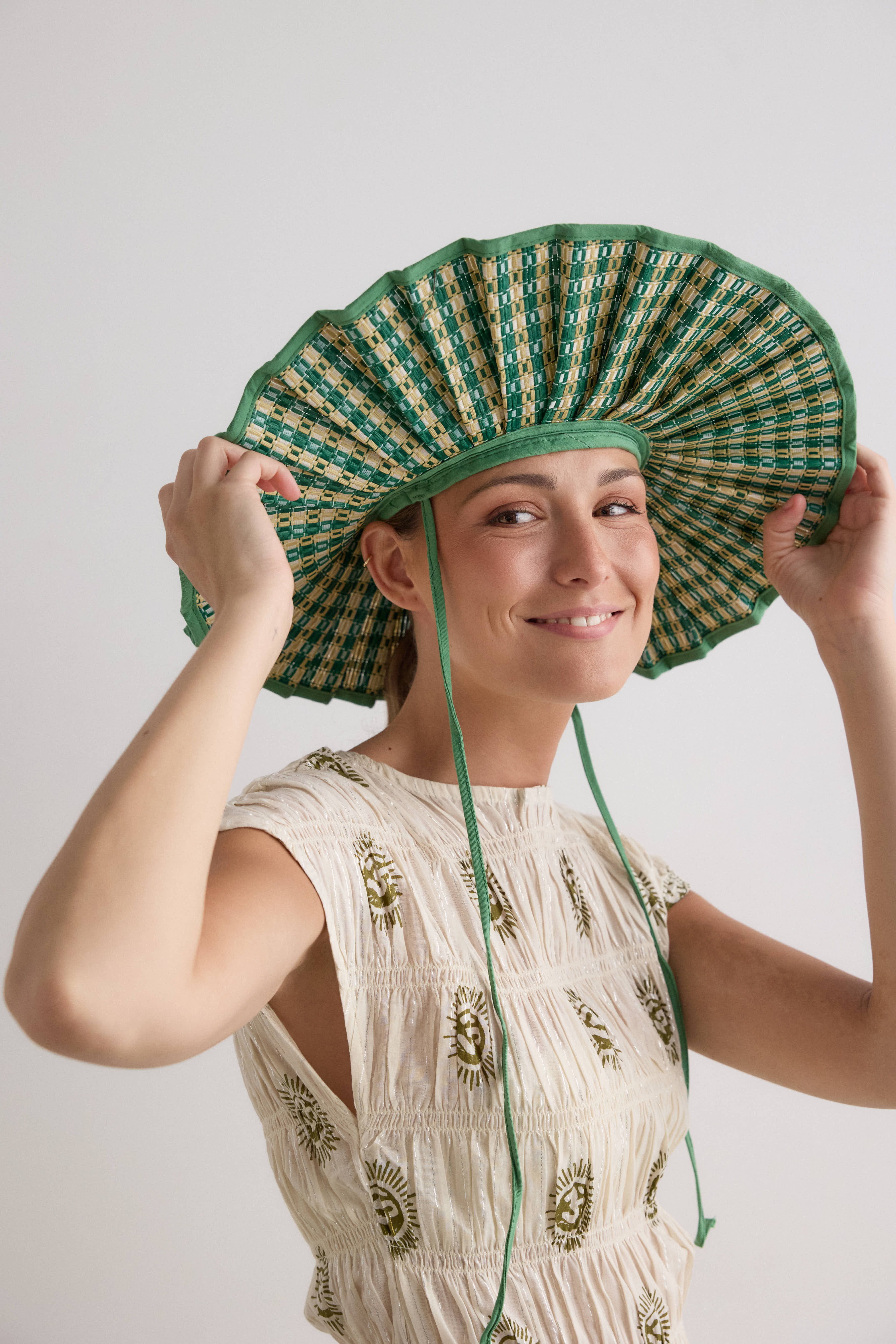 Green Umbrella Hat