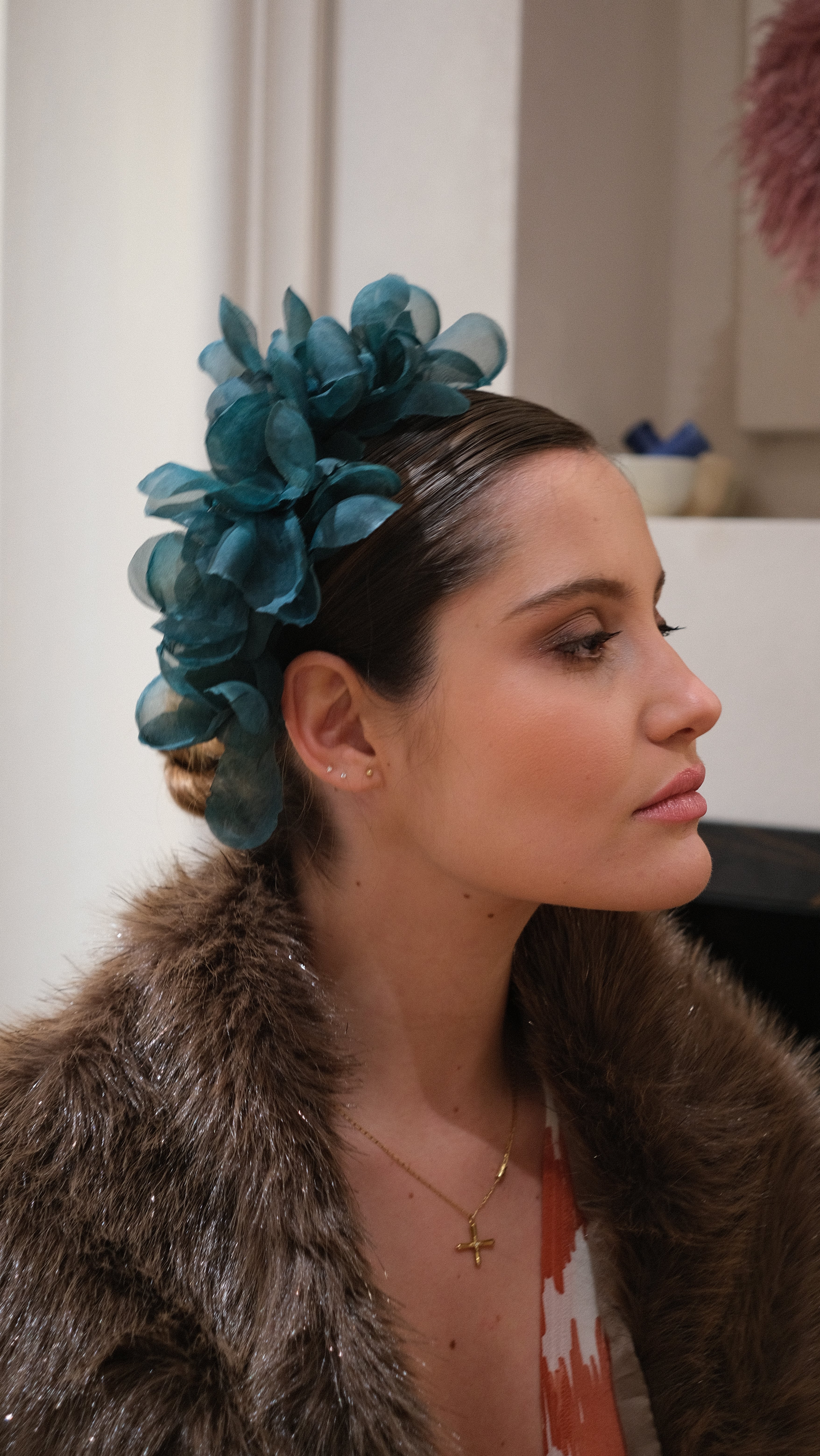 Diadema Halfpetalines verde