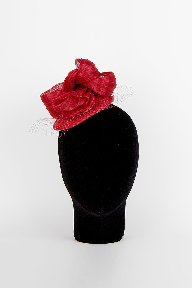 Tocado Efigenia rojo