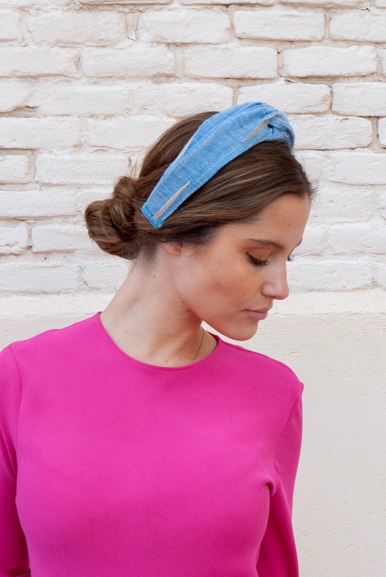 Diadema Baronesa XL azul