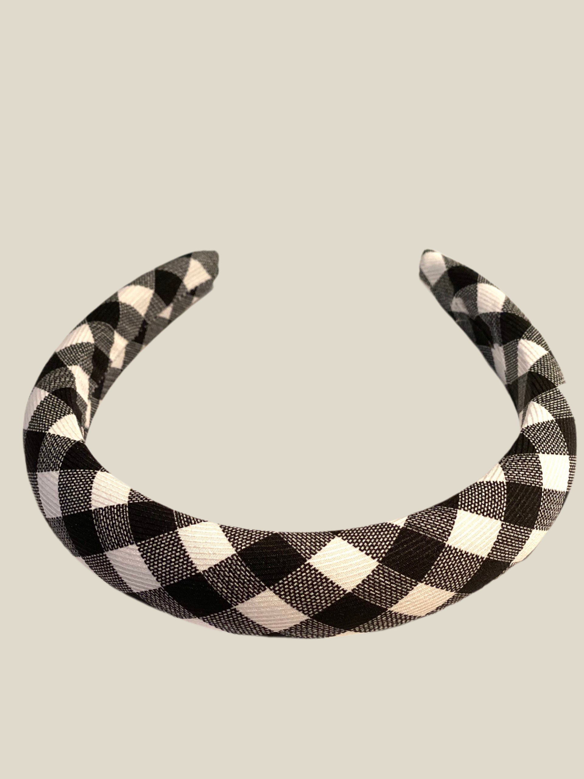 Black Vichy Headband