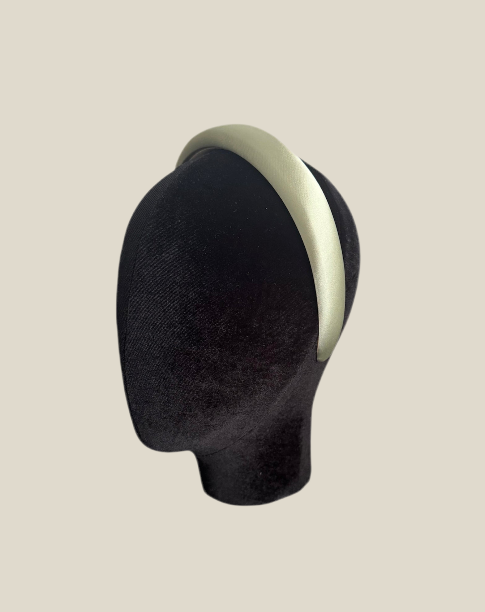 Diadema Río satén verde