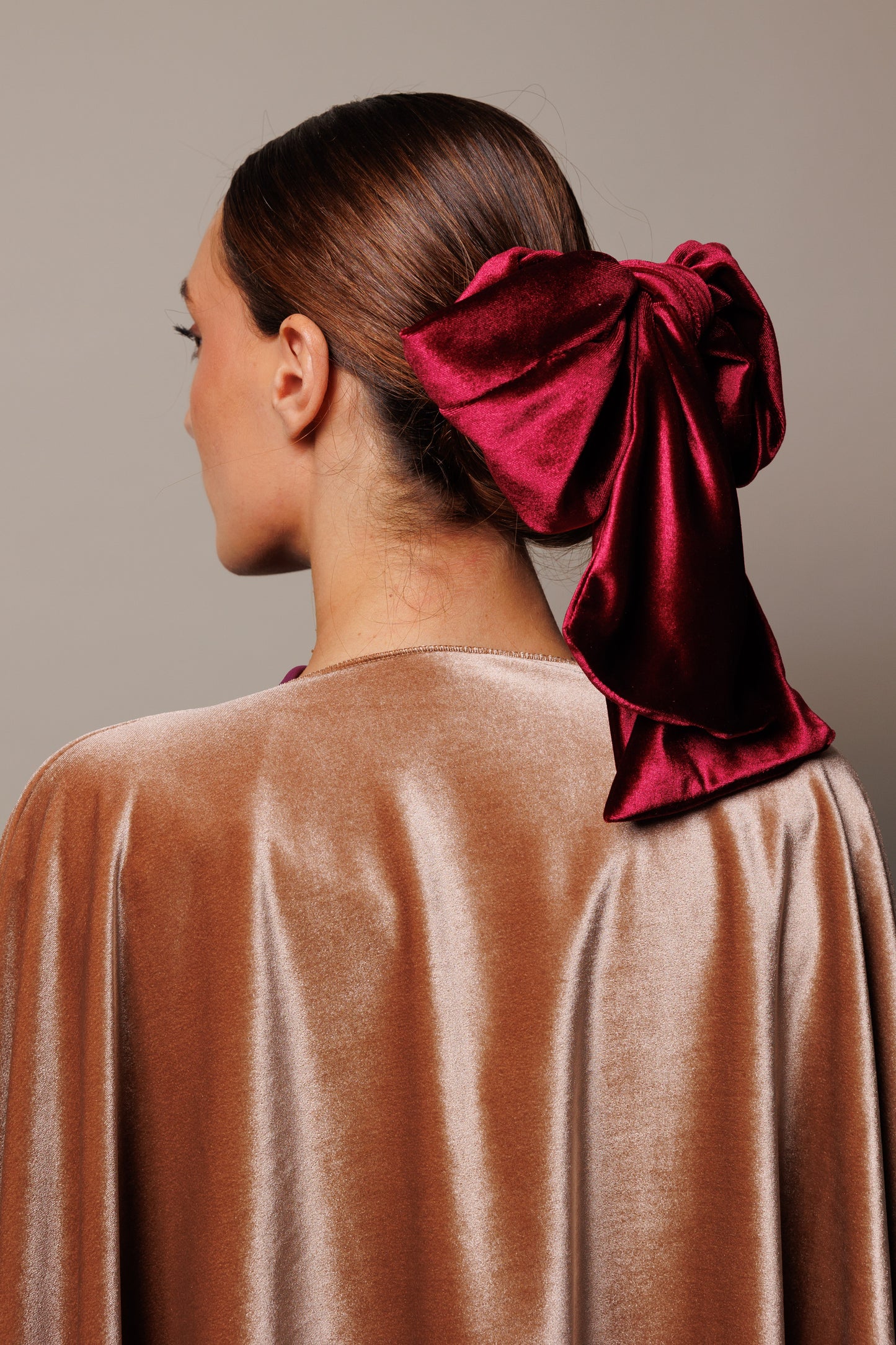 Lazo Ribbon vino terciopelo