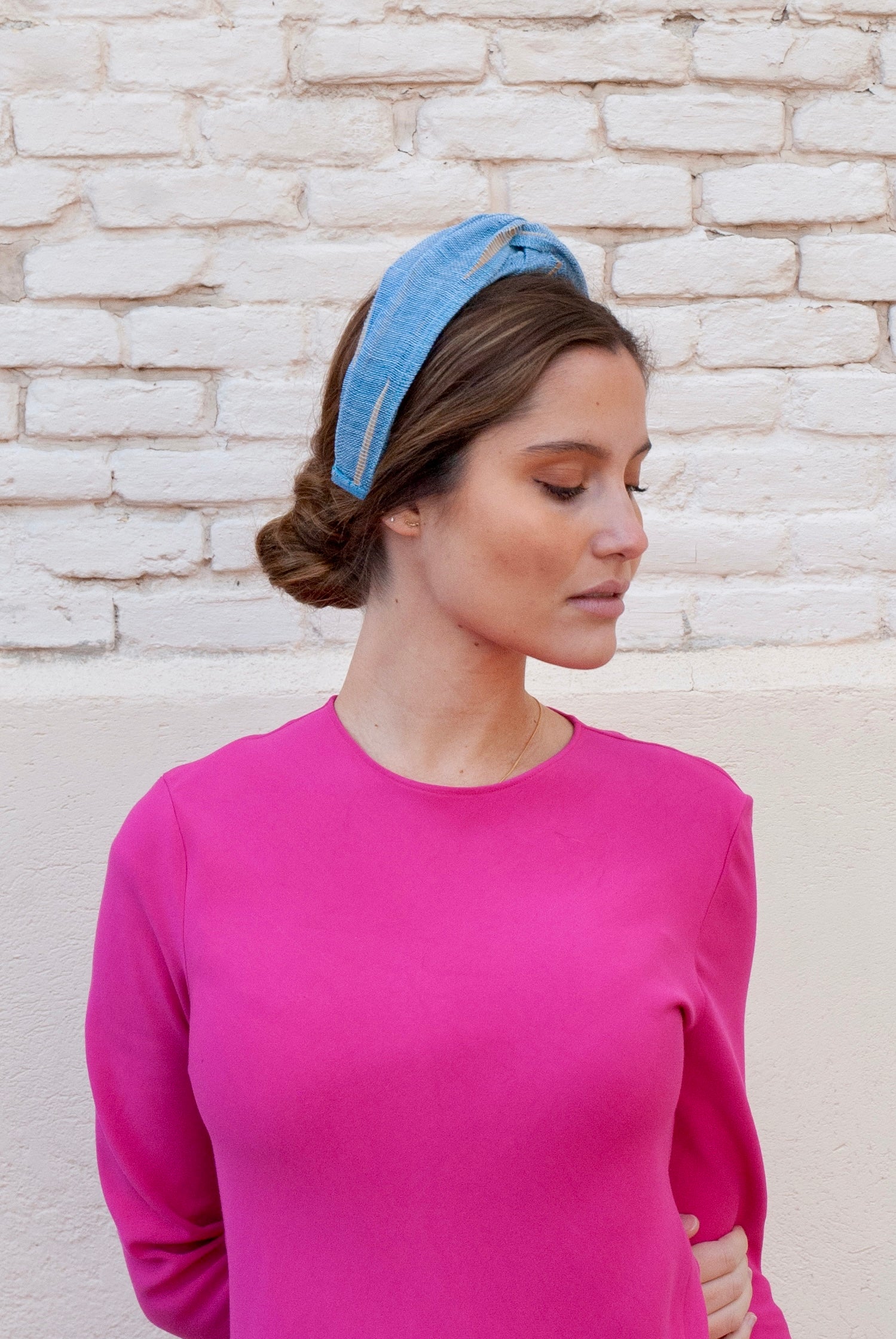 XL blue Baroness headband