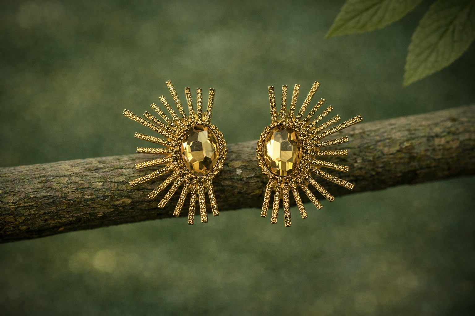 Pendientes Betelgeuse mostaza