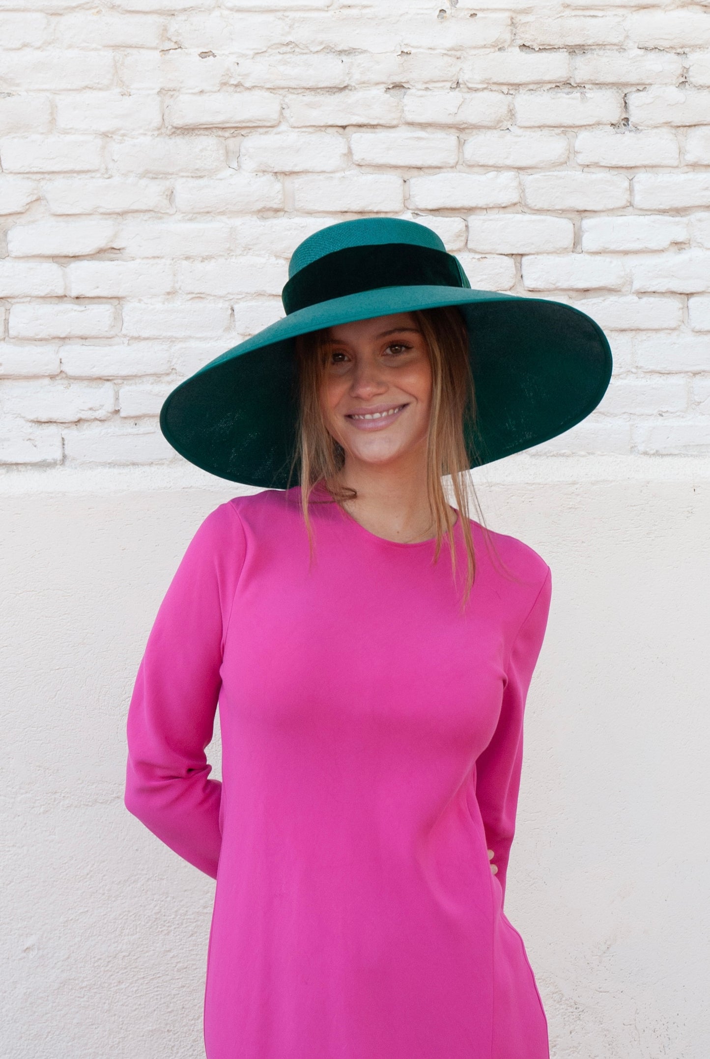 Pamela Clotilde Verde con cinta