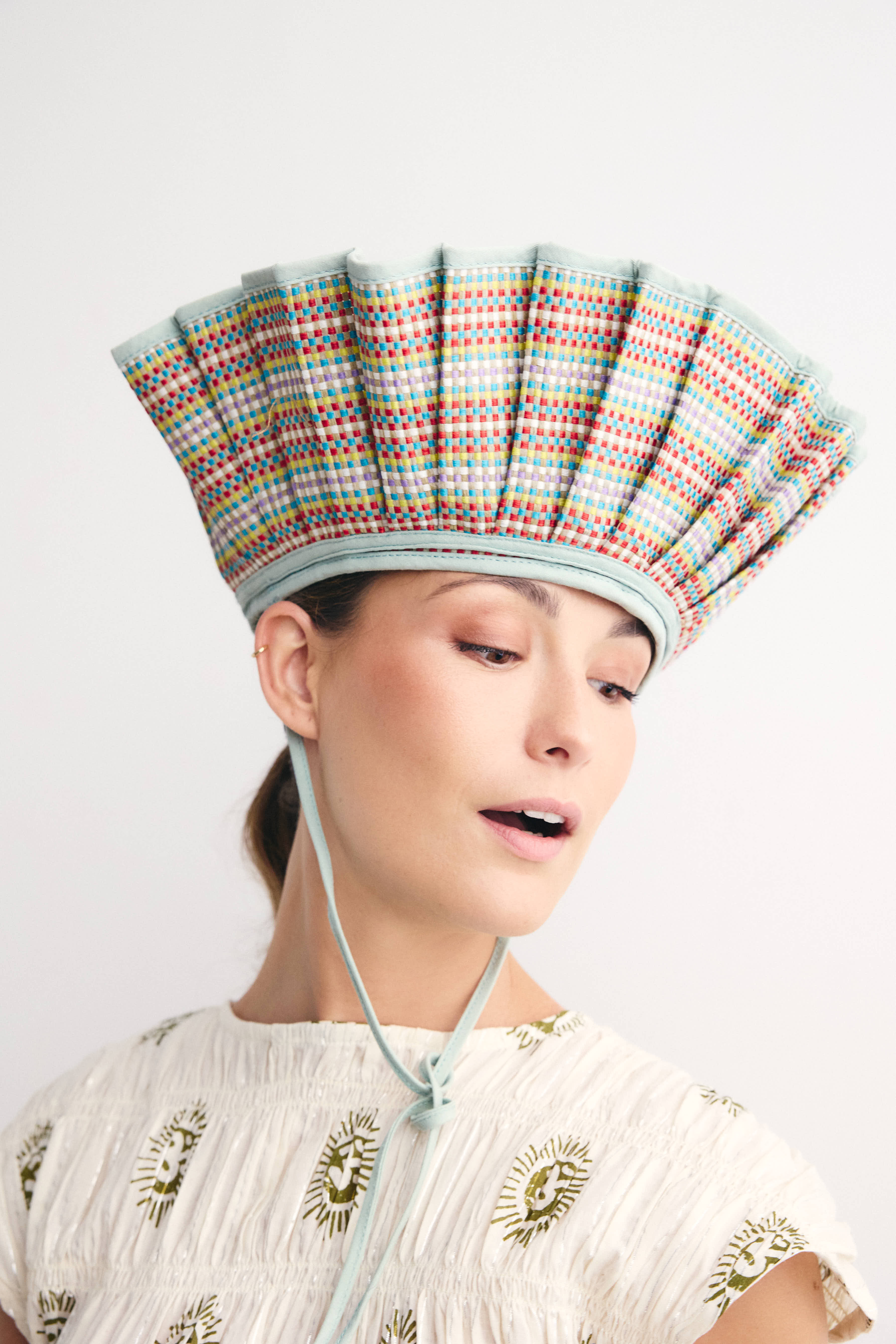 Orange Umbrella Hat