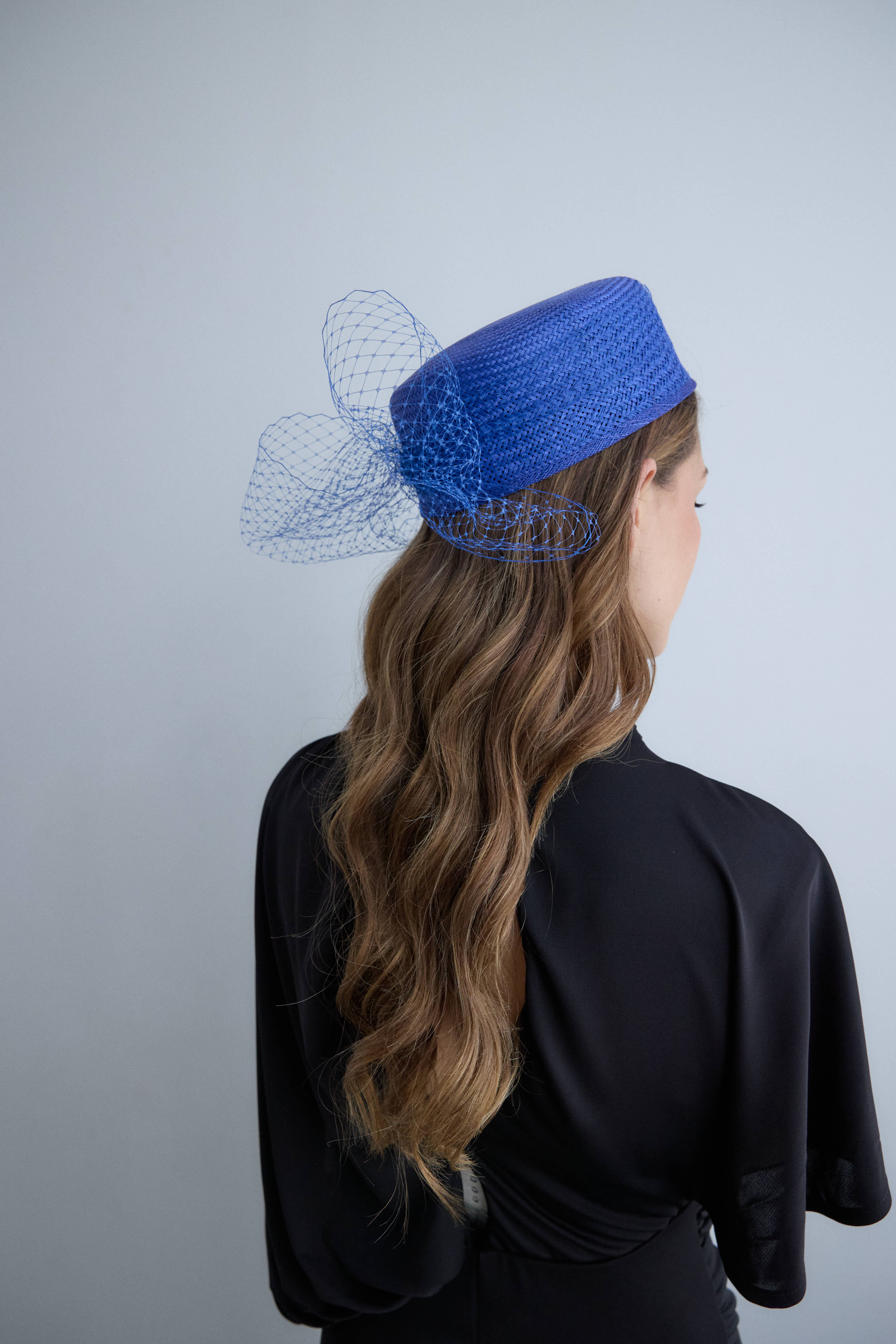 Casquete Amelia azul Klein