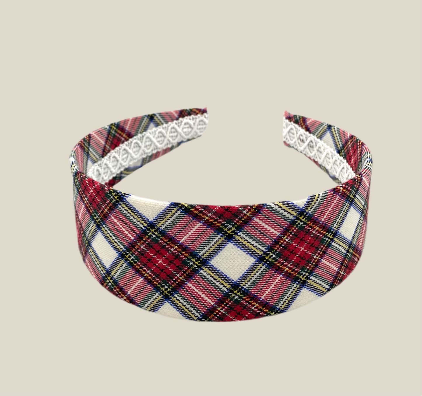 Diadema Escocia roja ancha