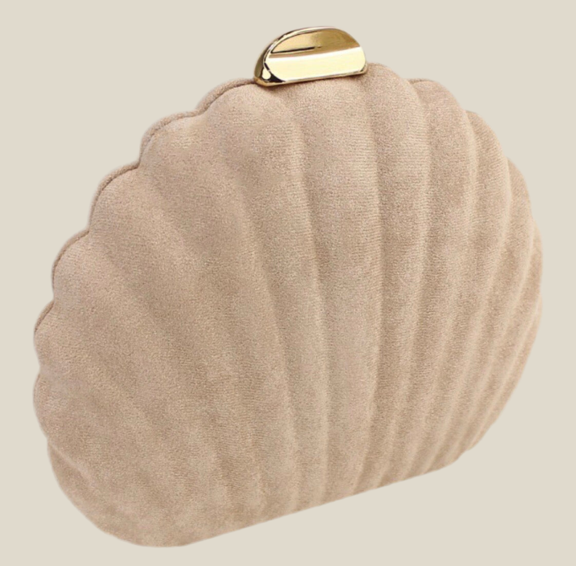 Beige Shell Bag