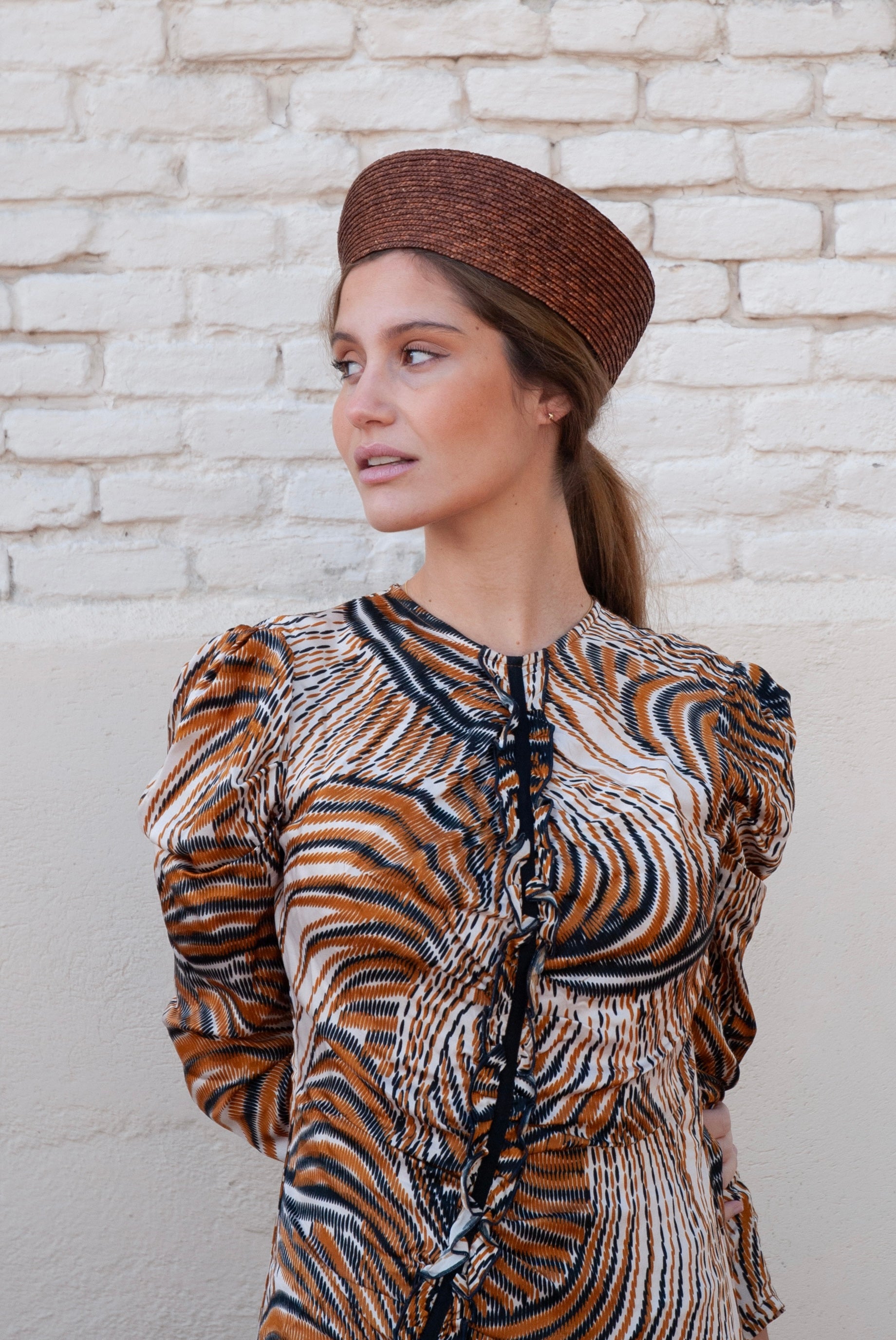 Celine chocolate cap