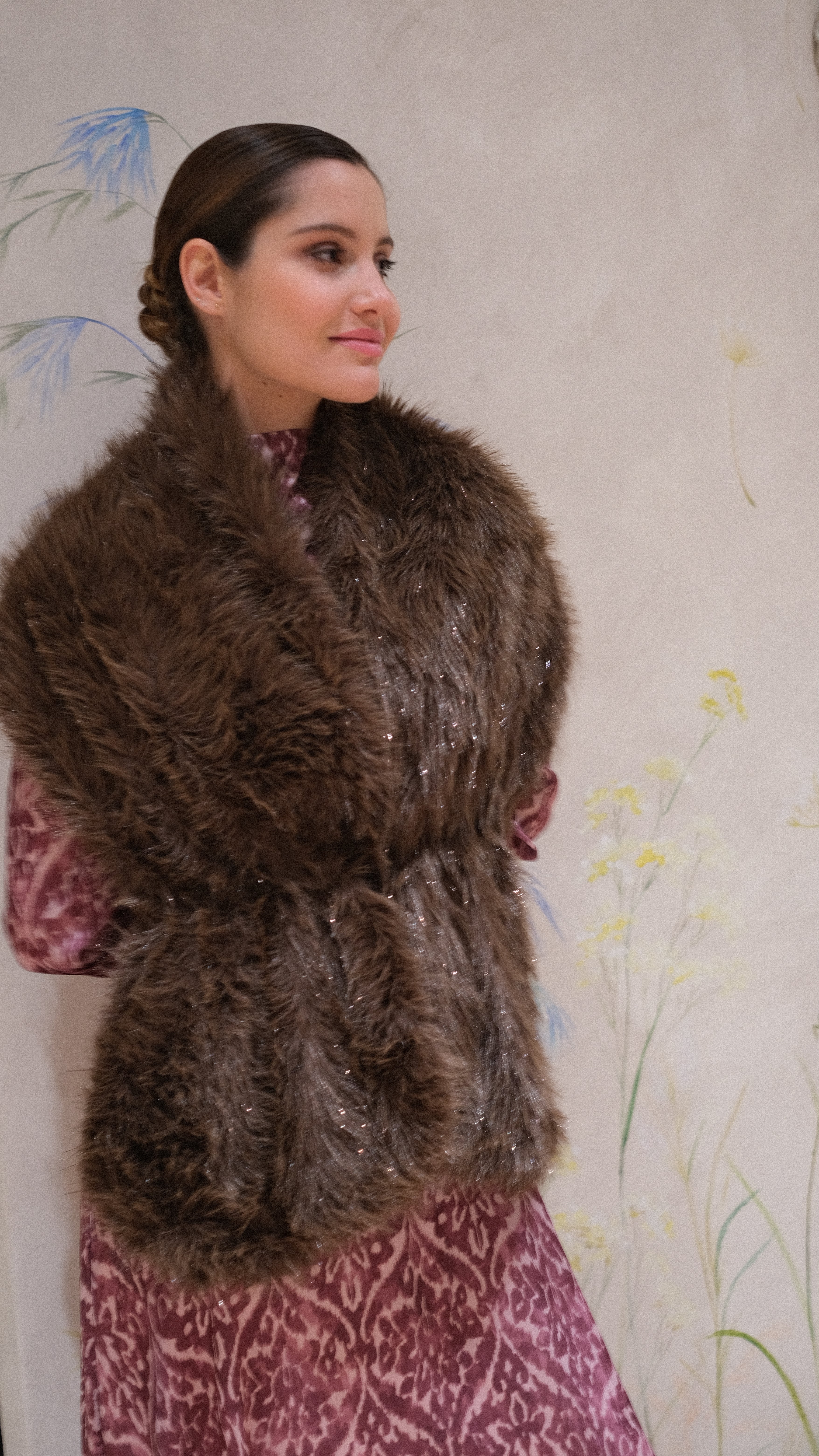 Mocha Brown Fur Stole