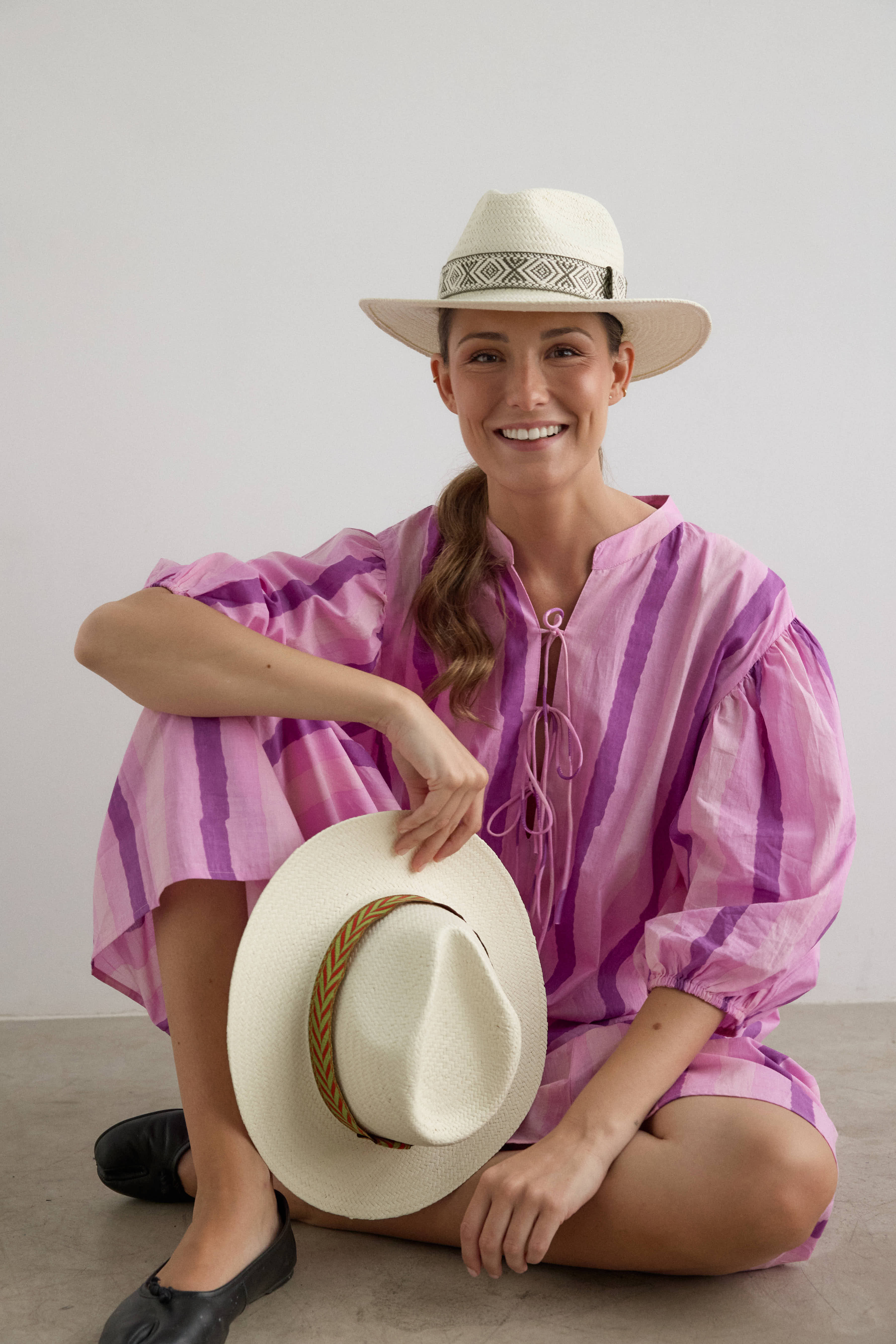 Sombrero Azúcar con cinta étnica