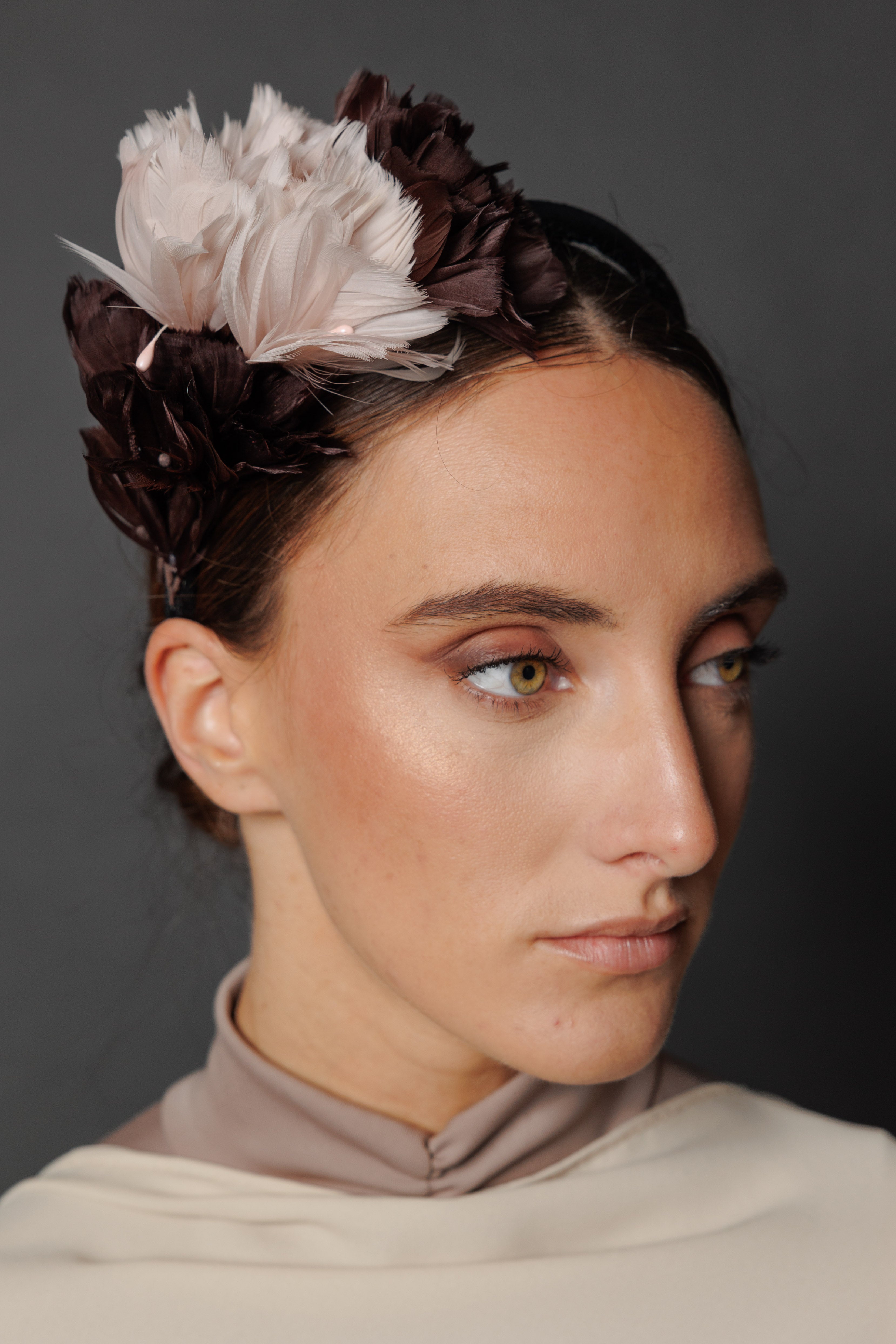 Arabel brown headband