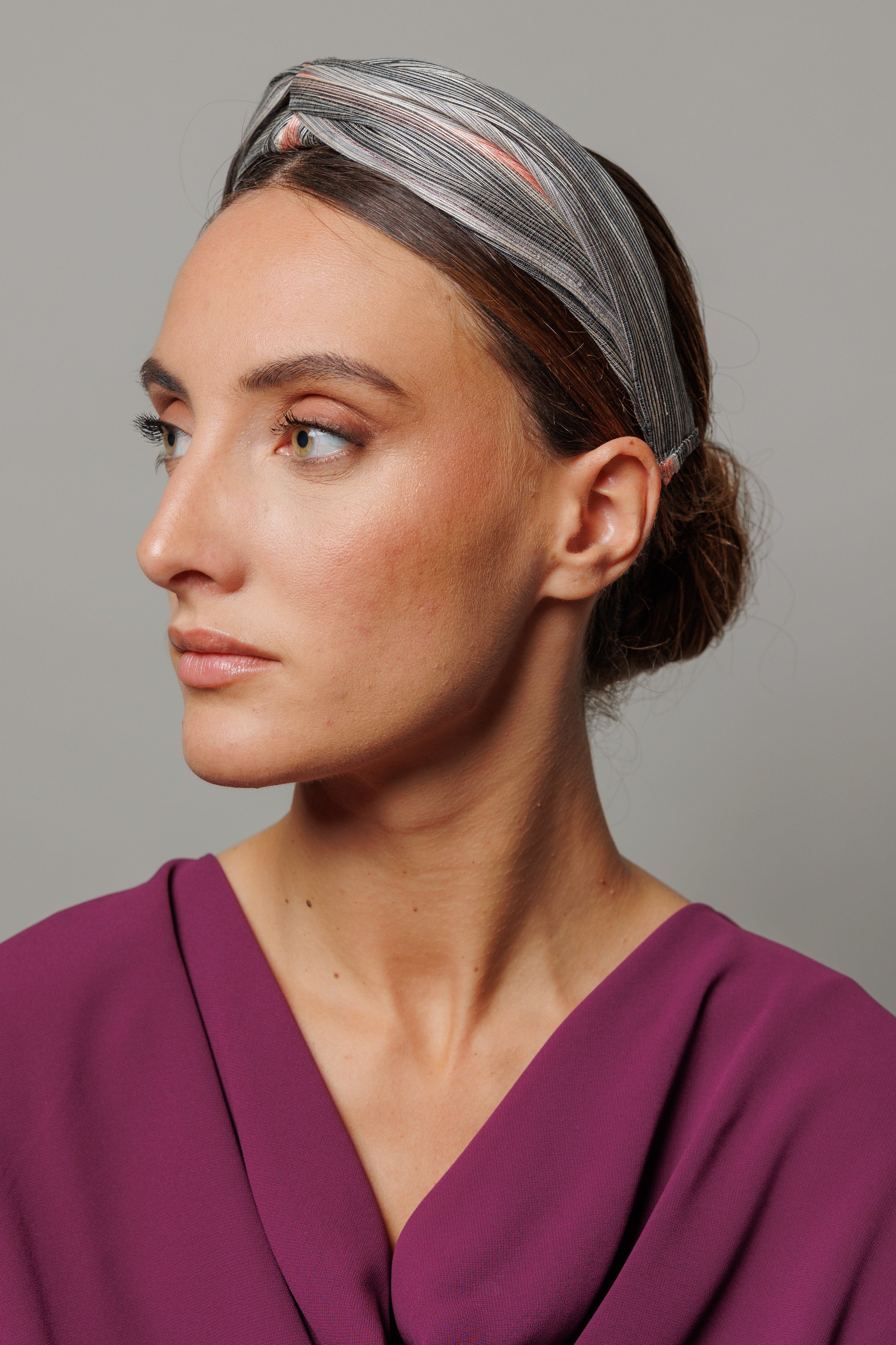 Grey and red Baroness tiara