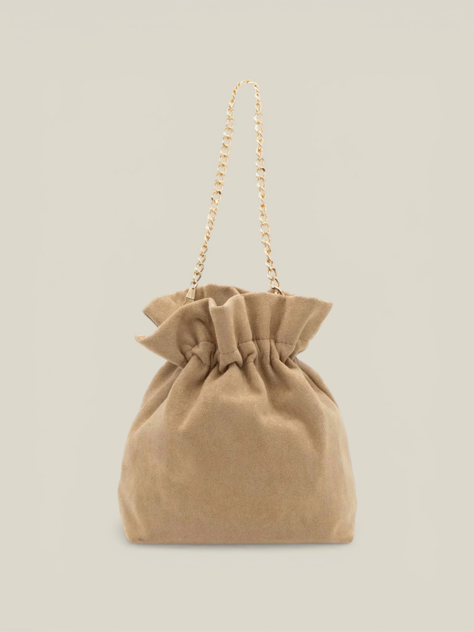 Bolso Bombonera beige