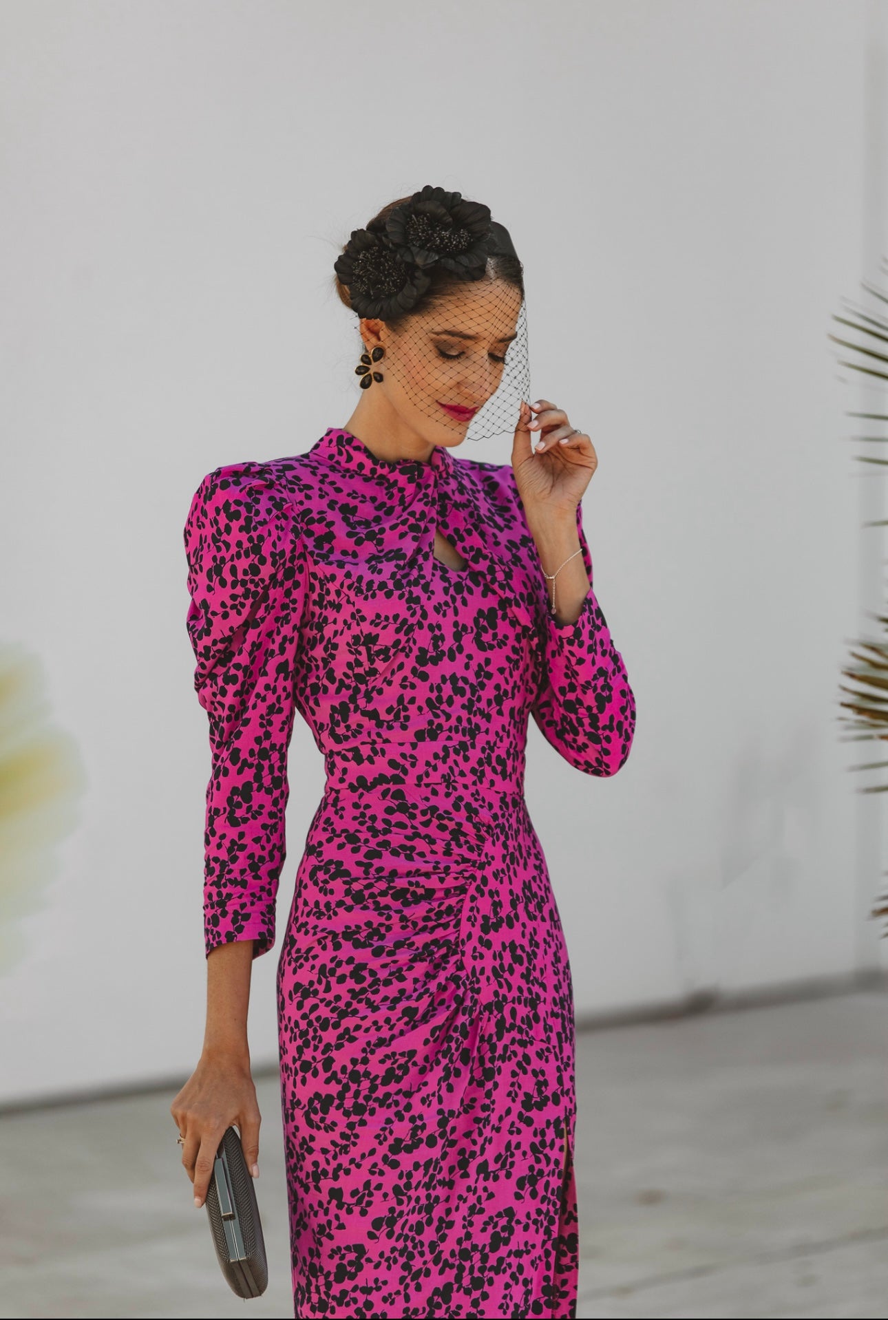 Diadema Chantal negra