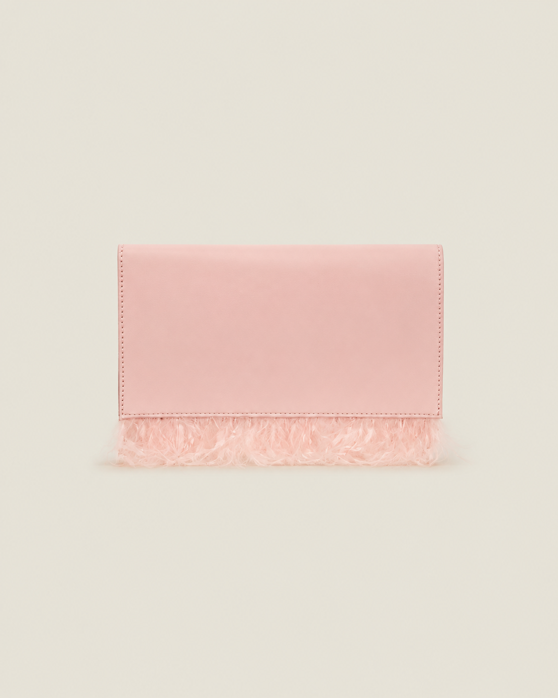 Bolso Fleco rosa palo