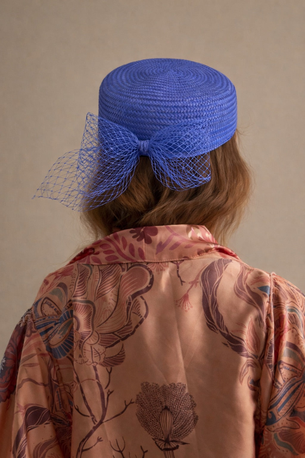 Casquete Amelia azul Klein