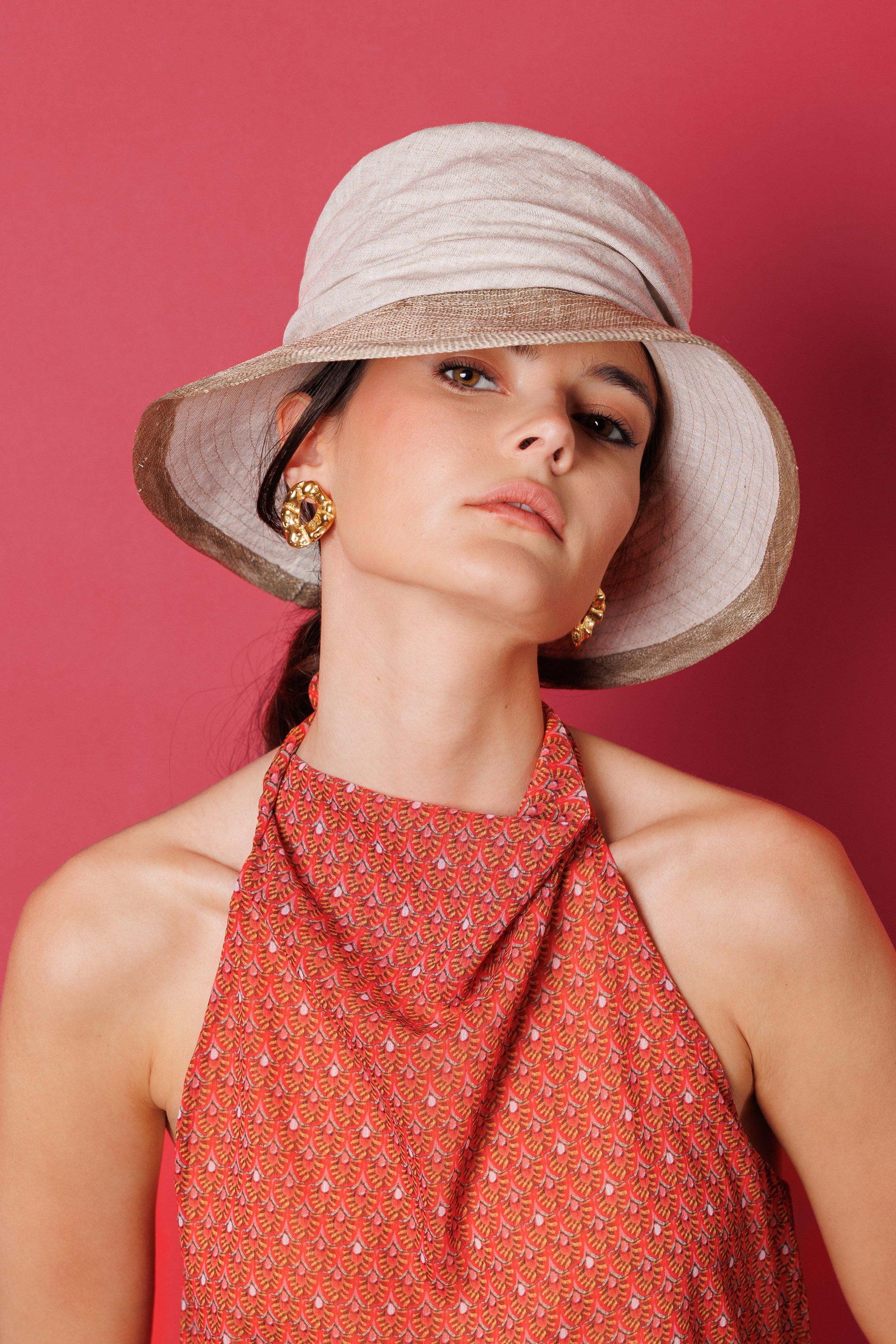 Chapéu azul Geraldine