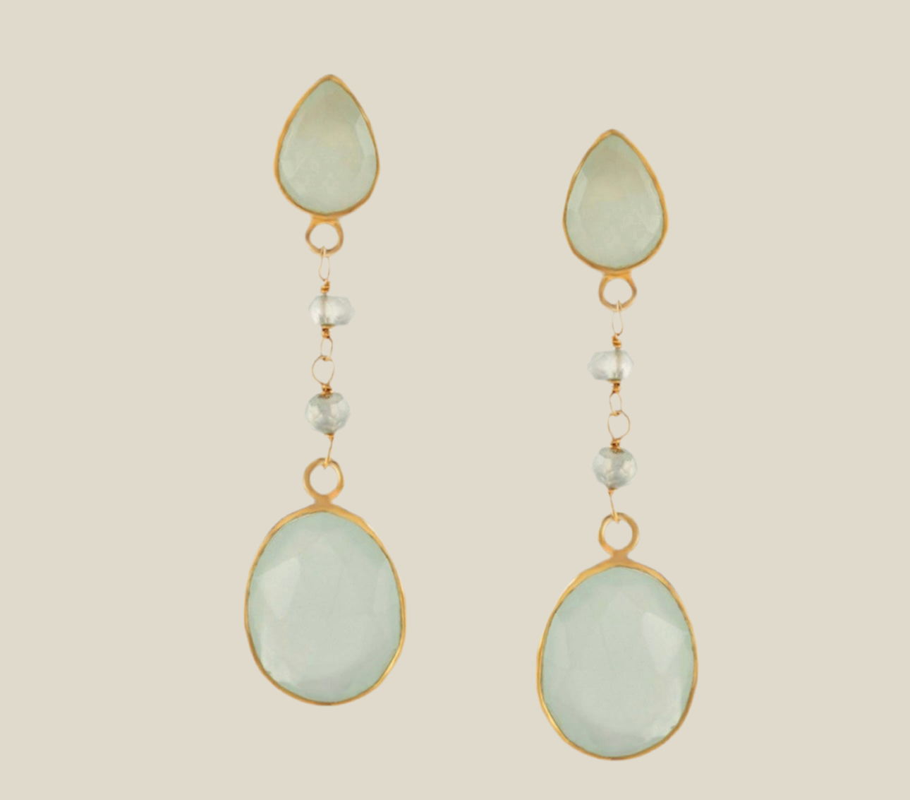 Pendientes Peñubia menta