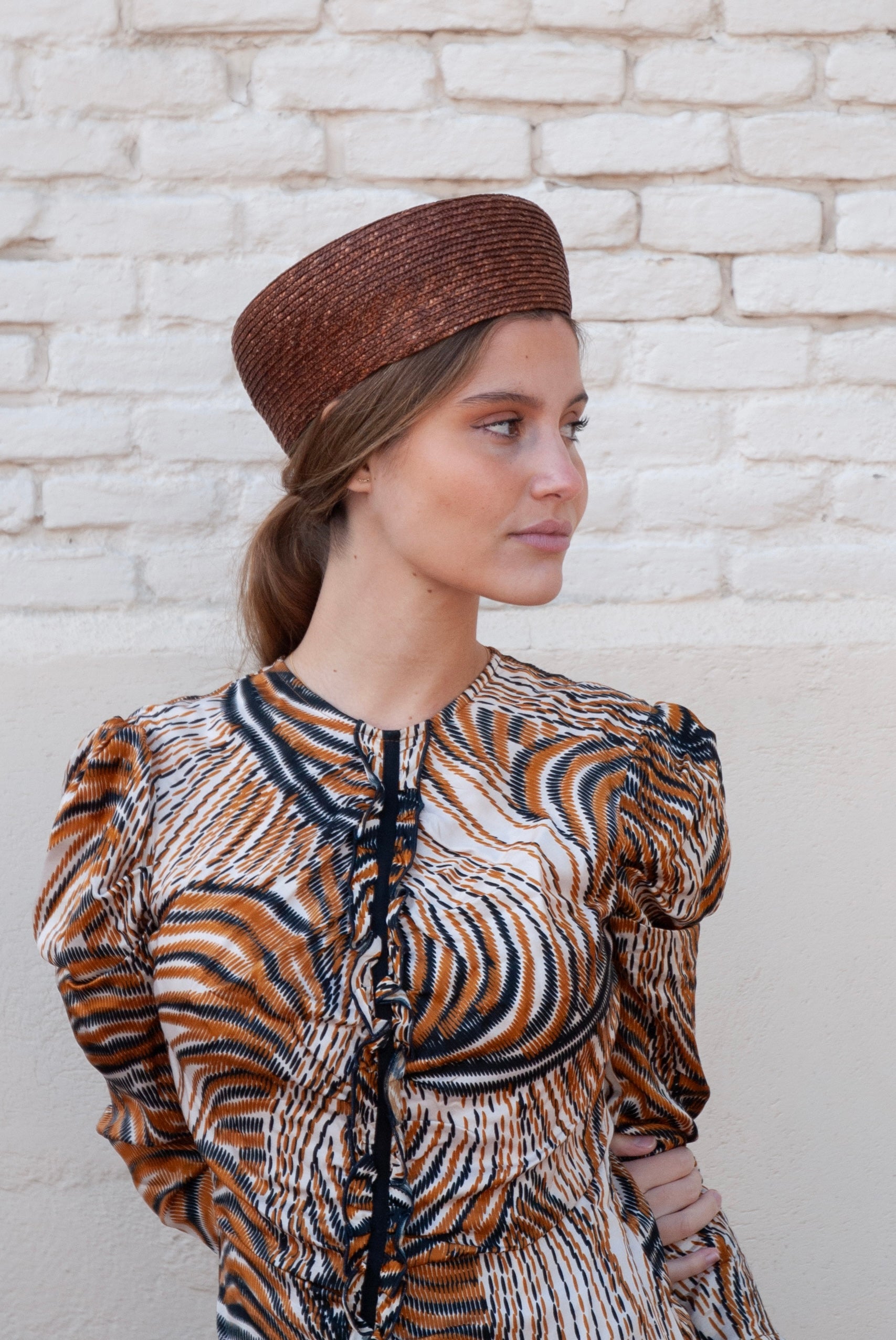 Celine chocolate cap