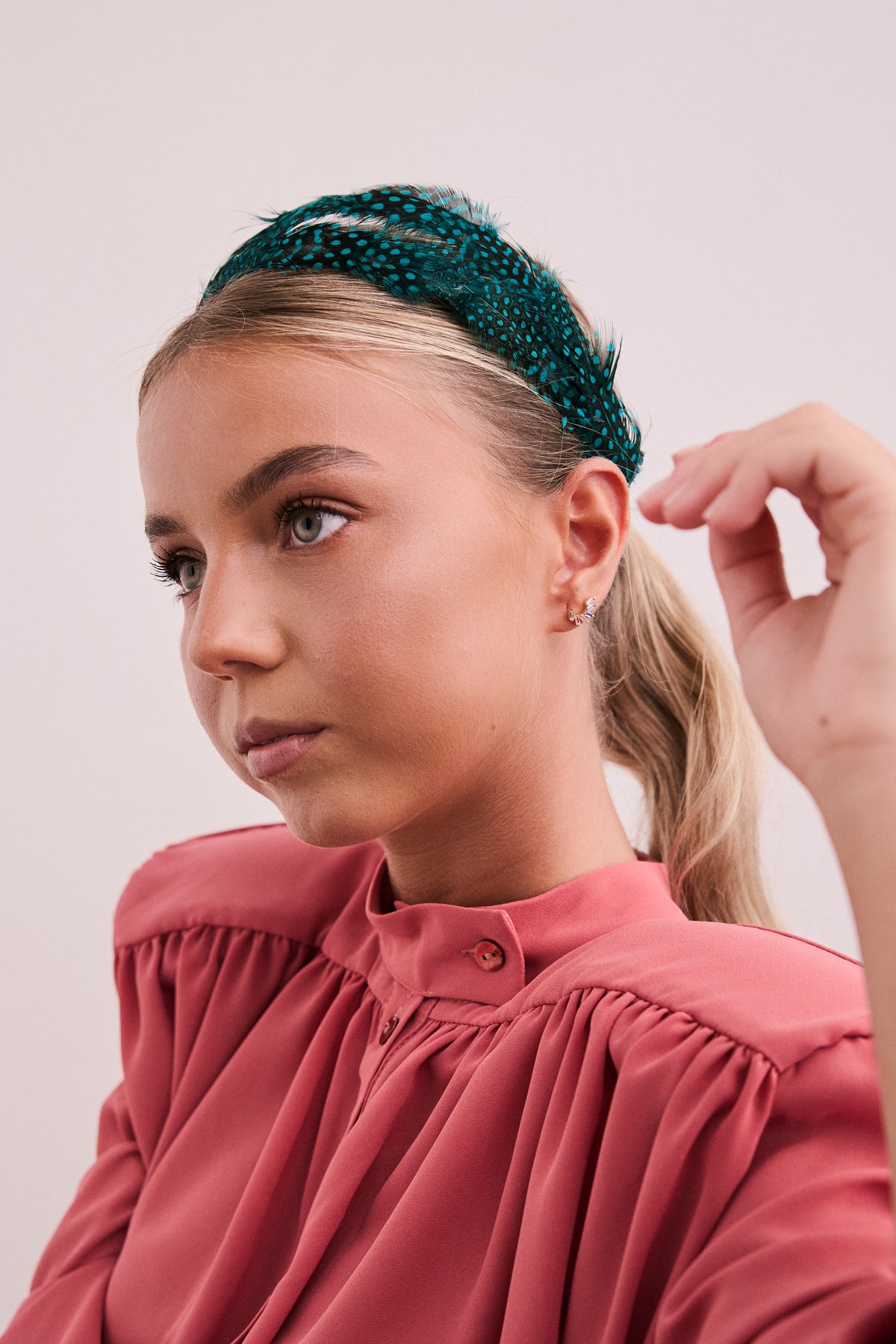 Twin speckled headband