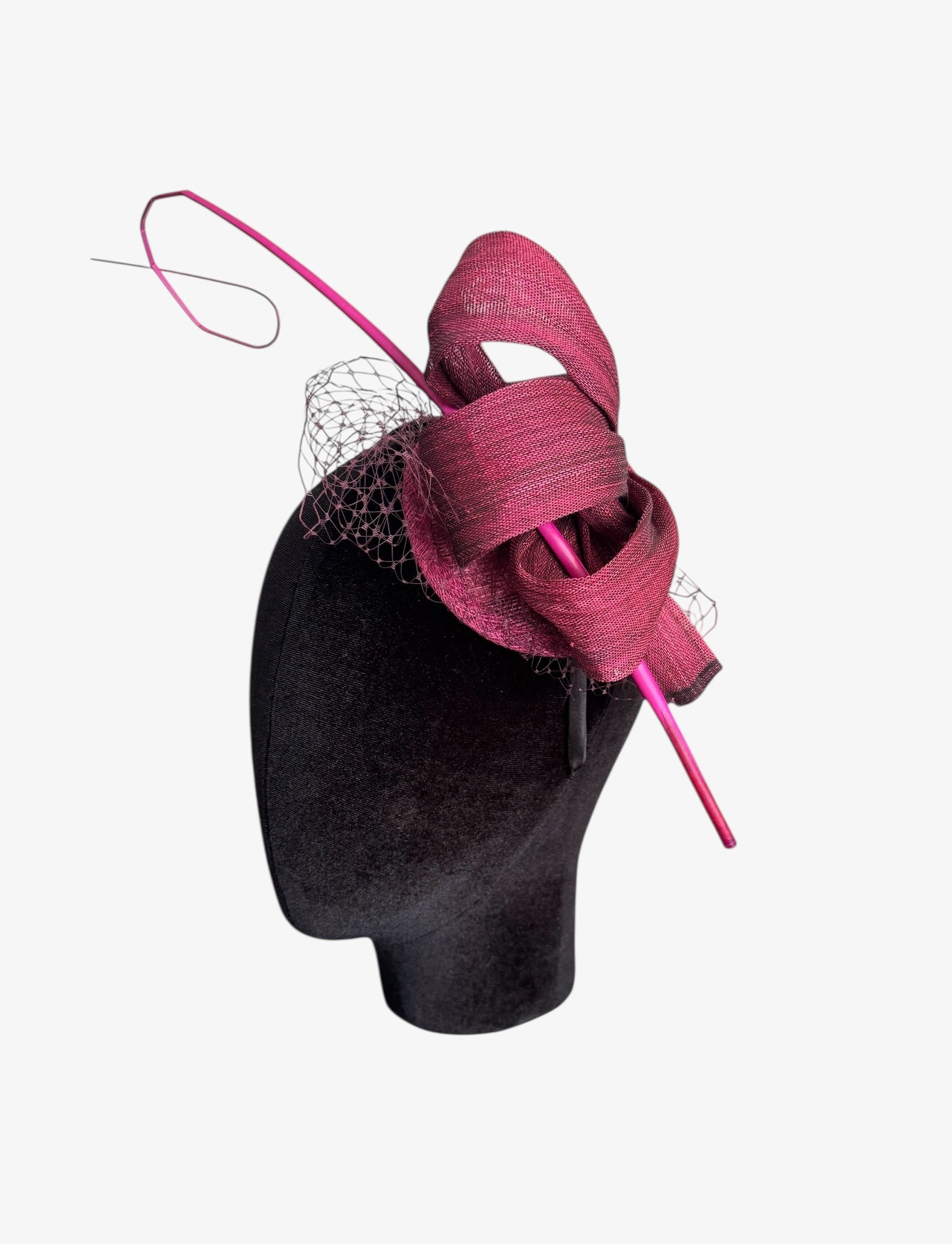 Fía bougainvillea headdress with rachis