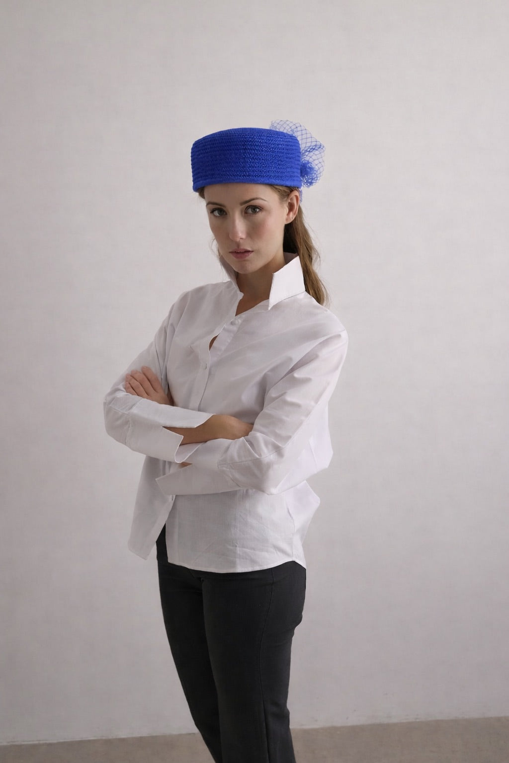 Casquete Amelia azul Klein