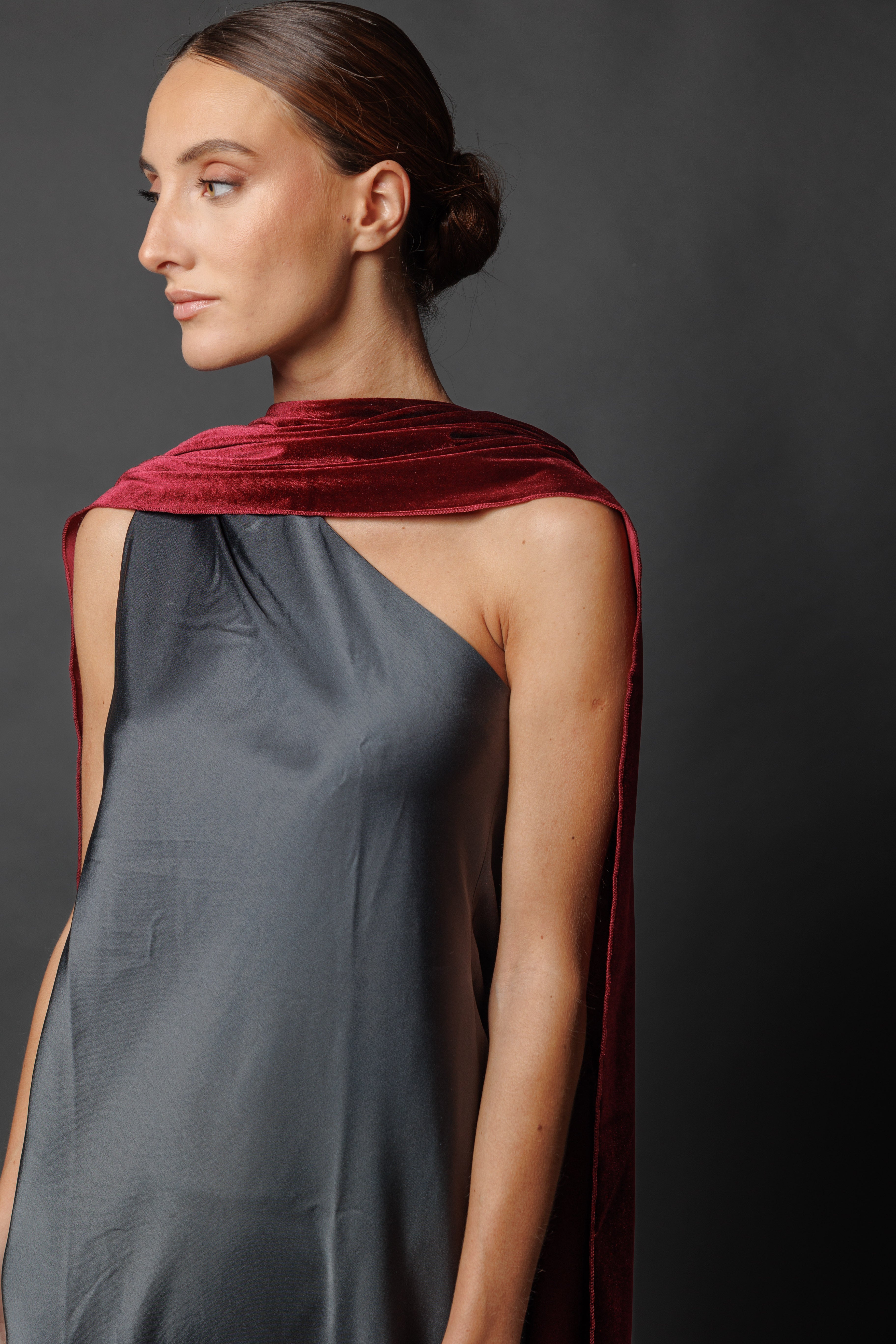 Capa de terciopelo Vino