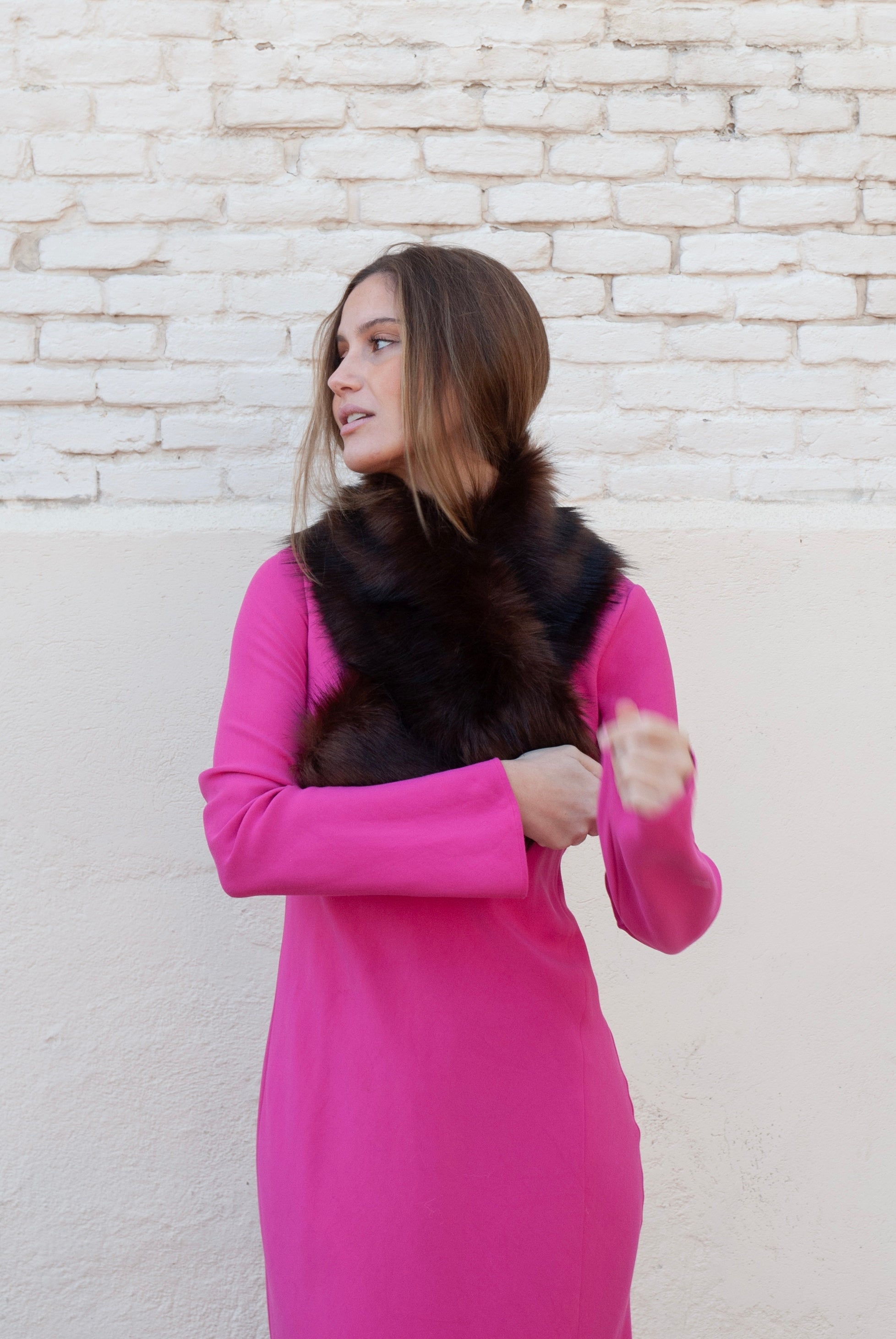 Chocolate Hair Collar