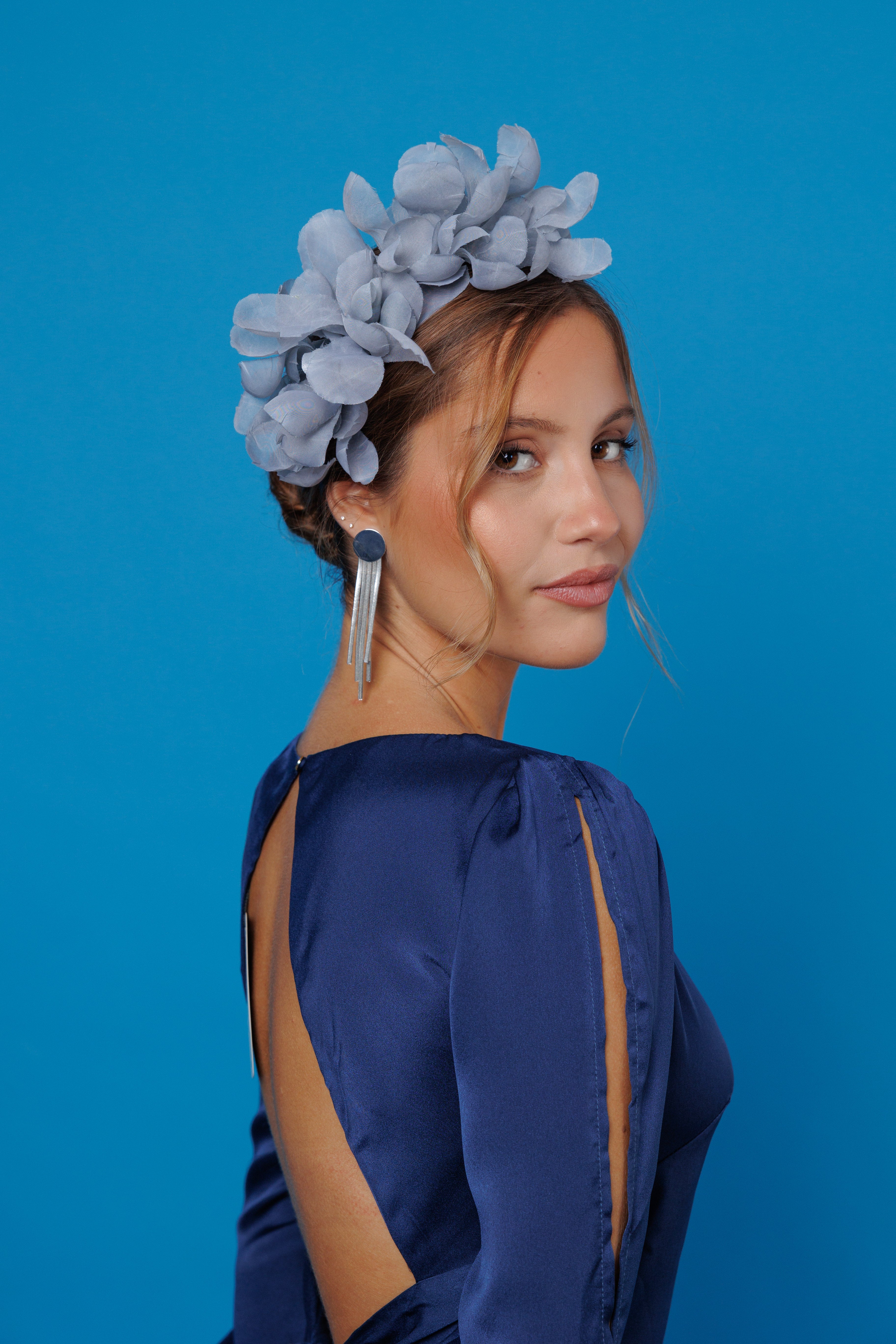 Halfpetalines gray headband