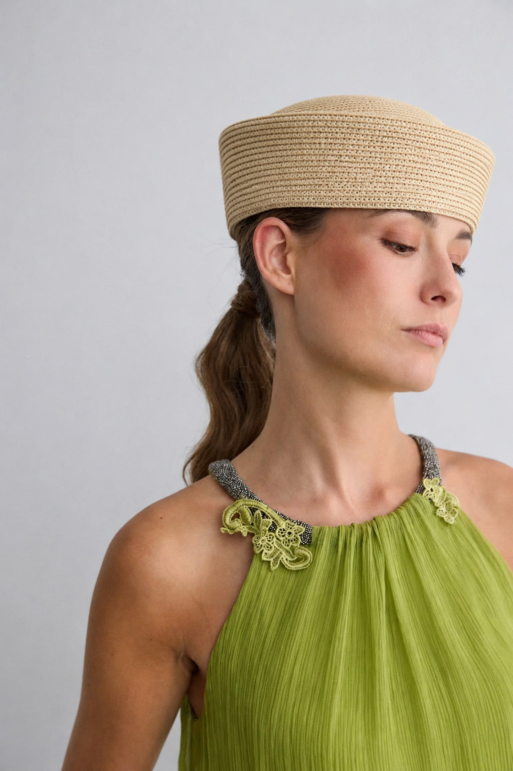Claude beige helmet