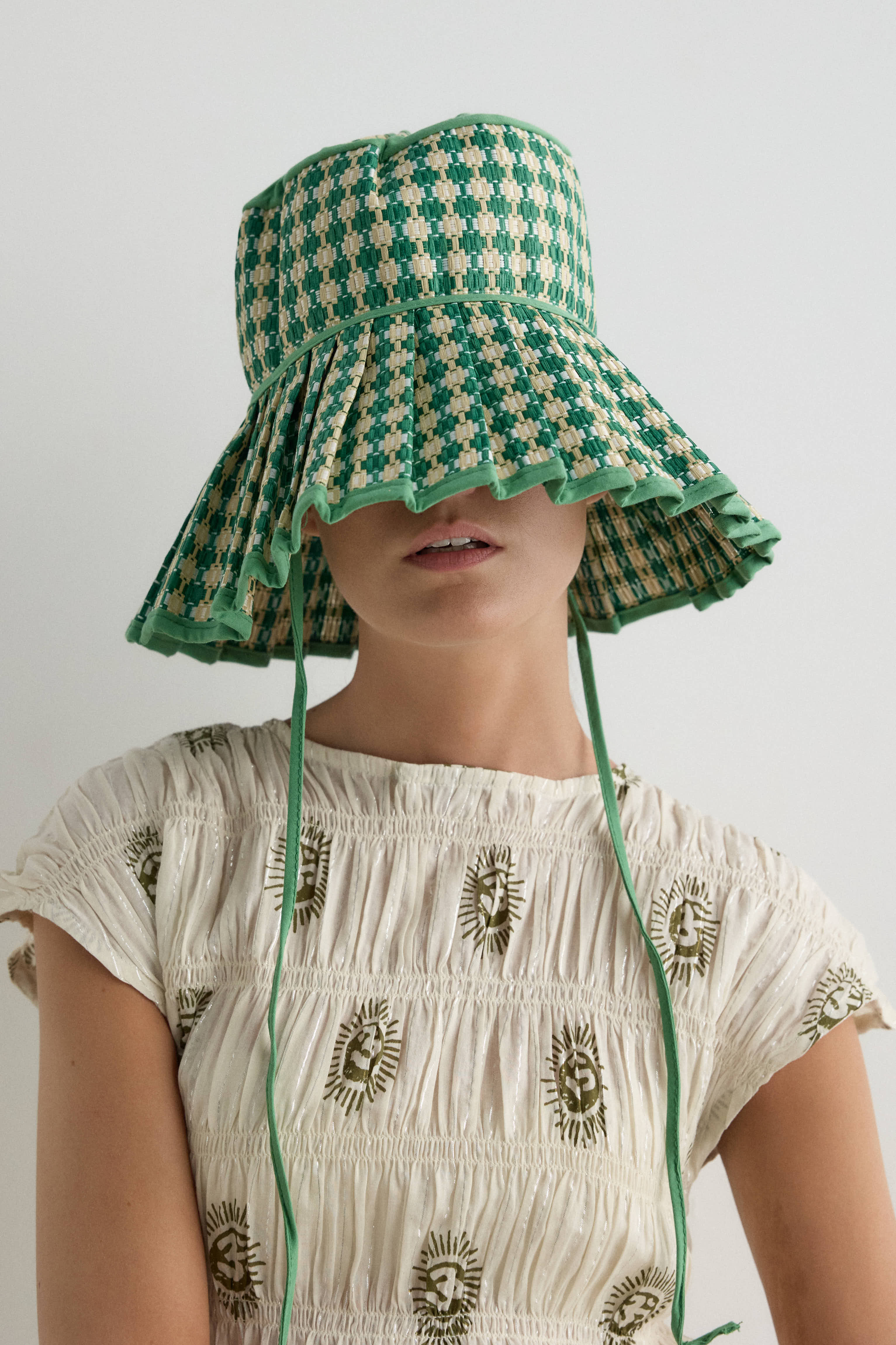 Green Umbrella Hat