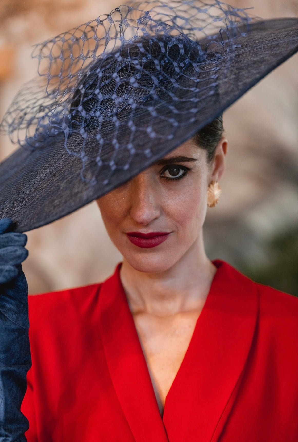 Pamela Inés azul marino