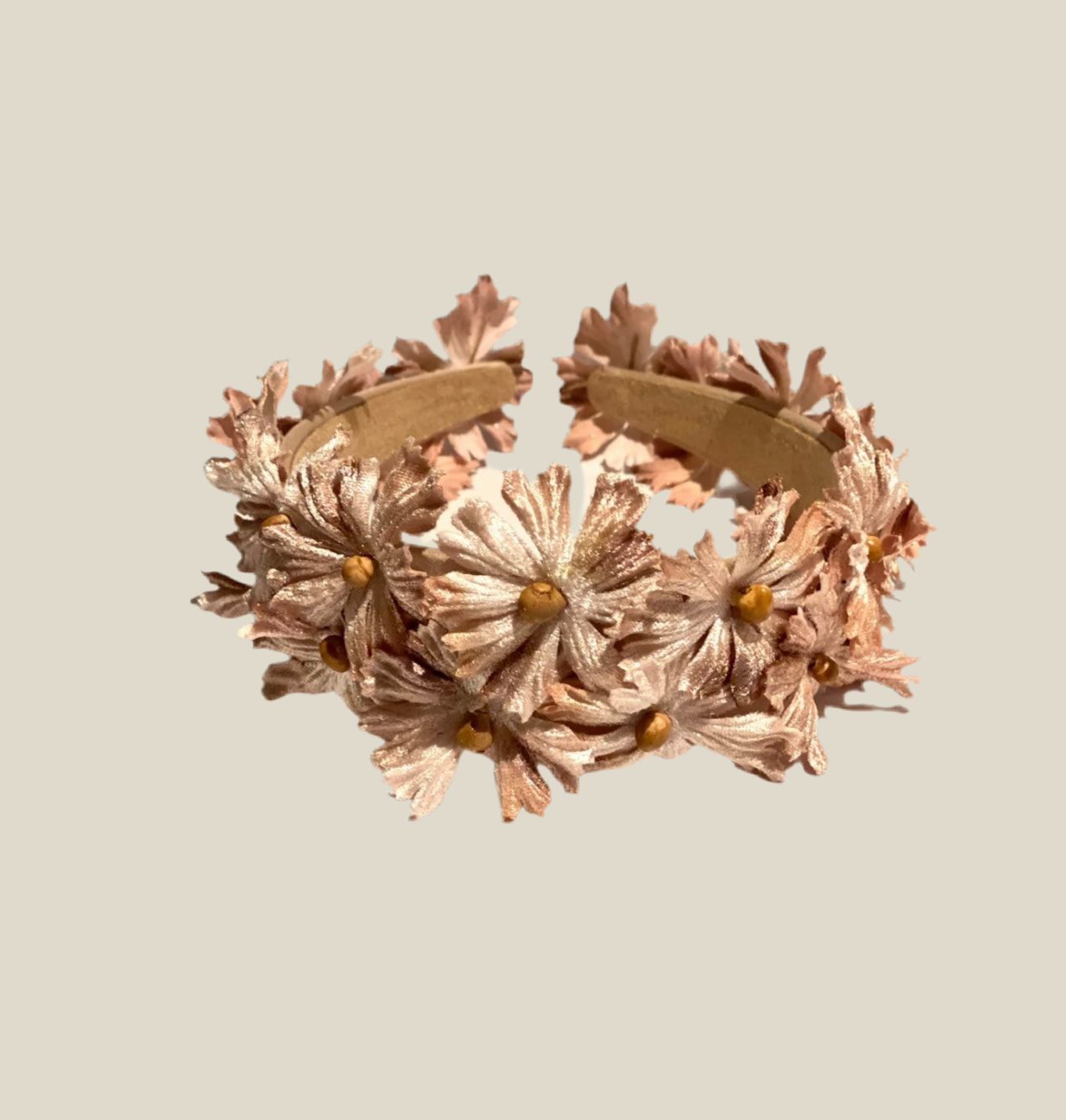 Diadema Margarita beige