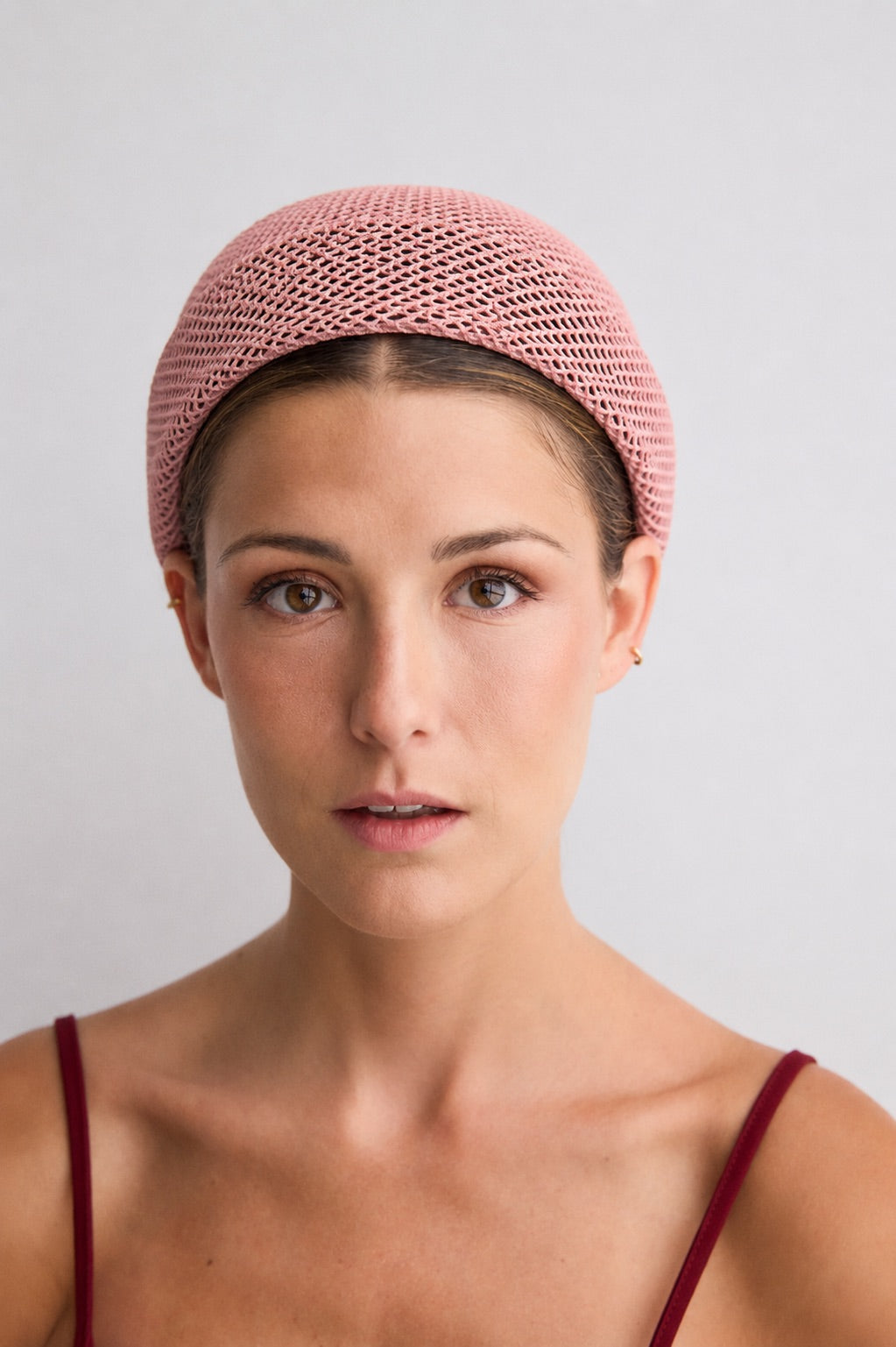 Casquete Marina rosa