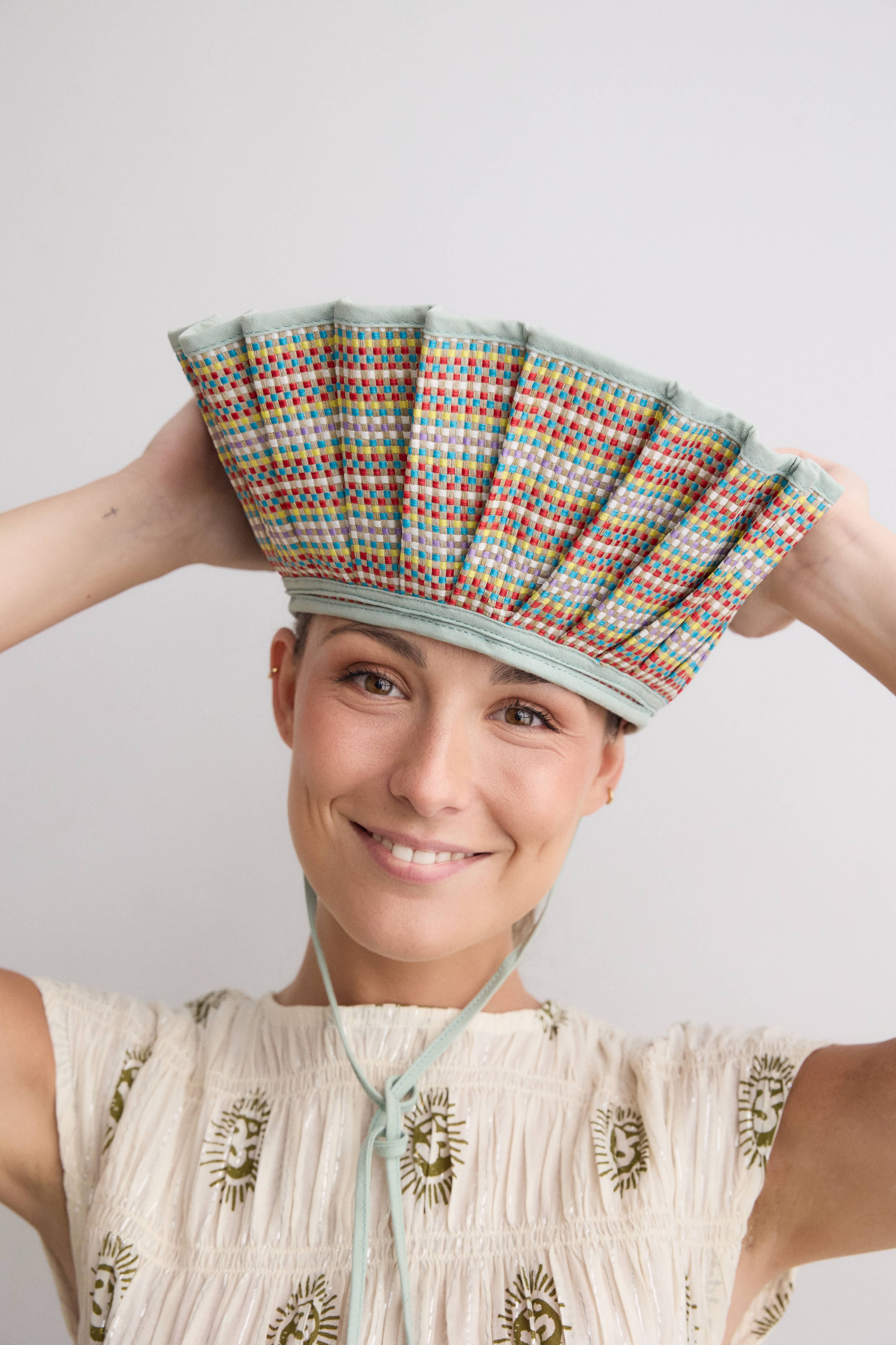 Orange Umbrella Hat