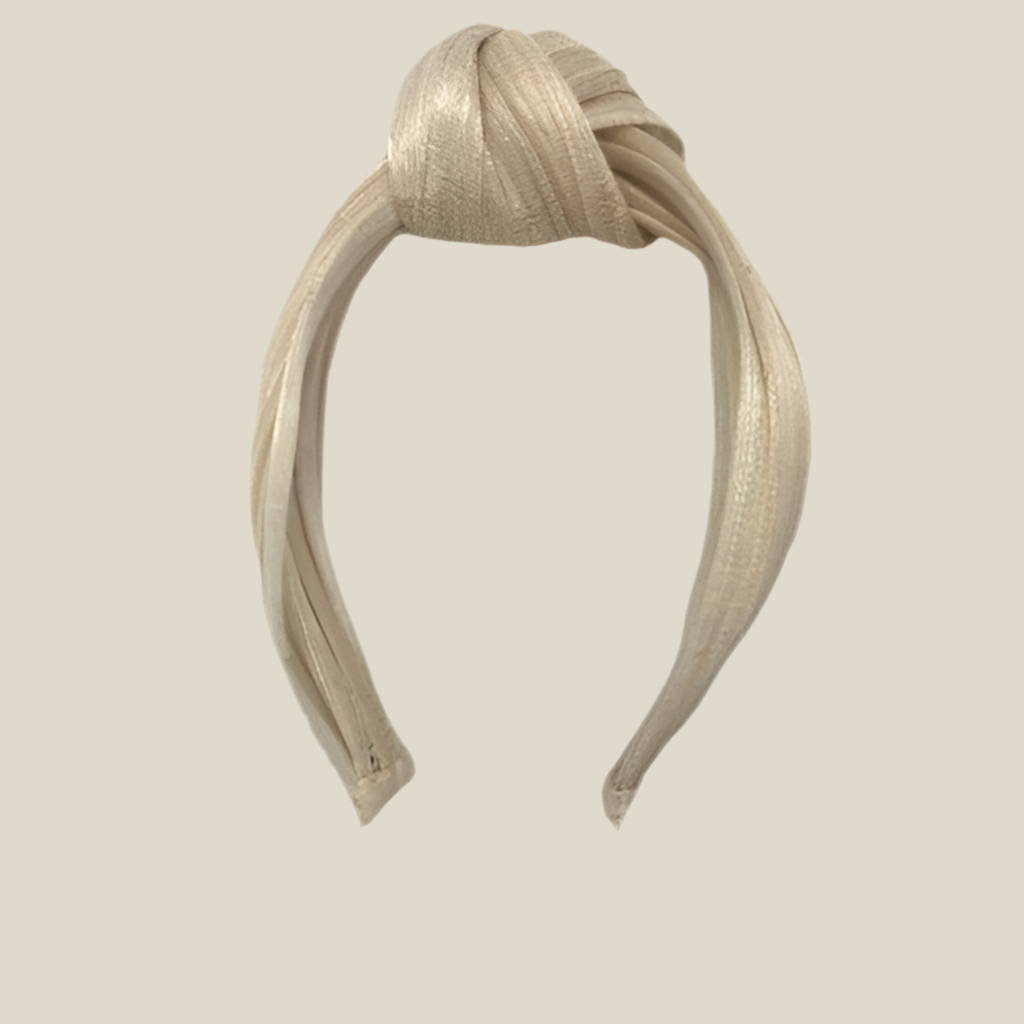 Diadema Condesa beige